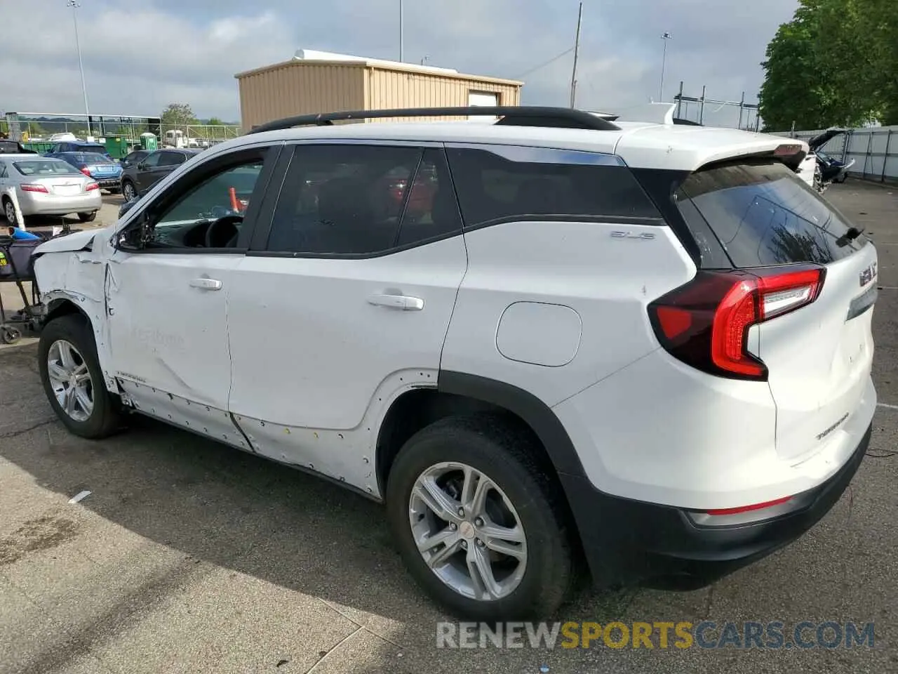 2 Photograph of a damaged car 3GKALTEG2PL186113 GMC TERRAIN 2023