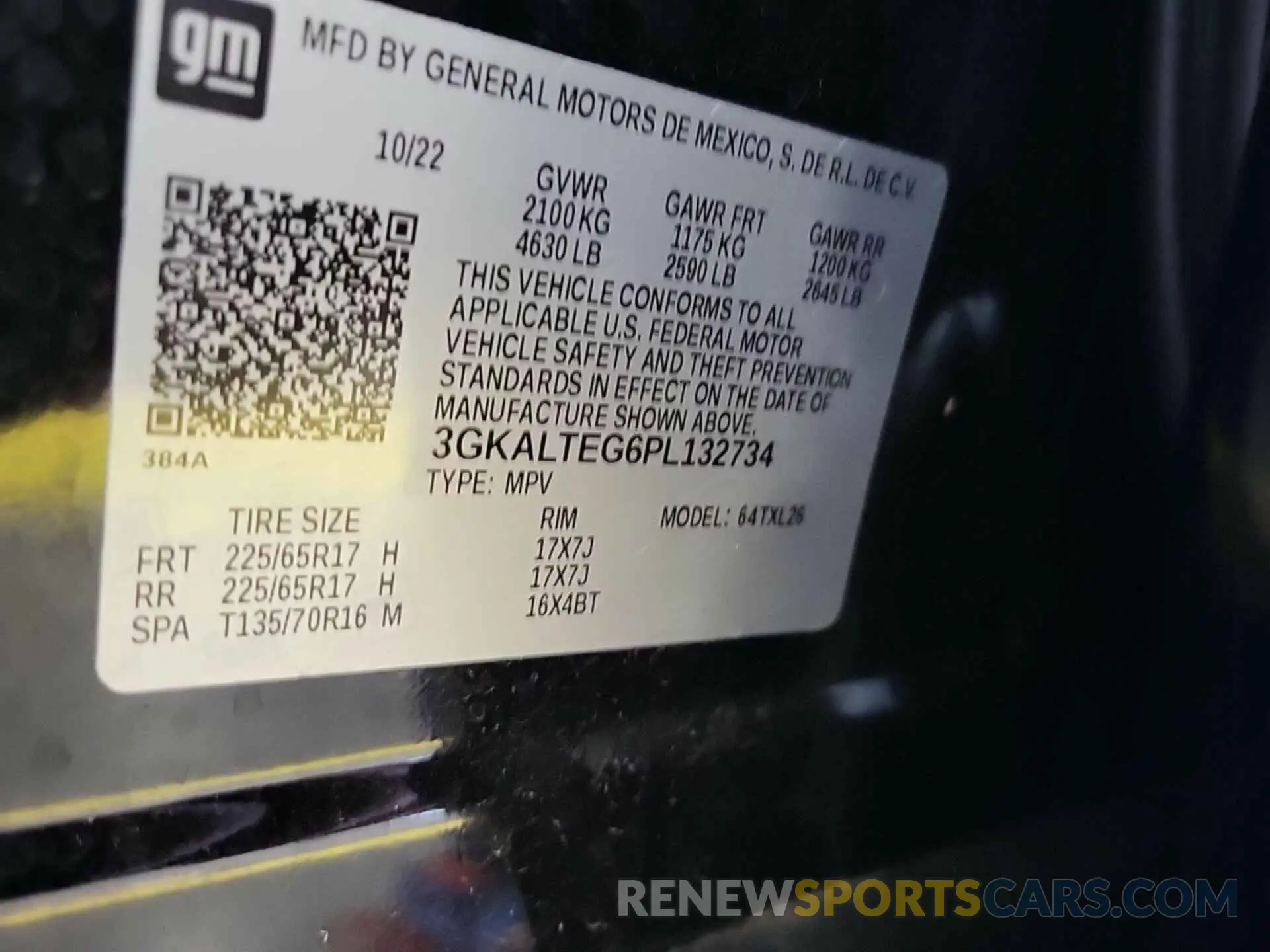 26 Photograph of a damaged car 3GKALTEG6PL132734 GMC TERRAIN 2023