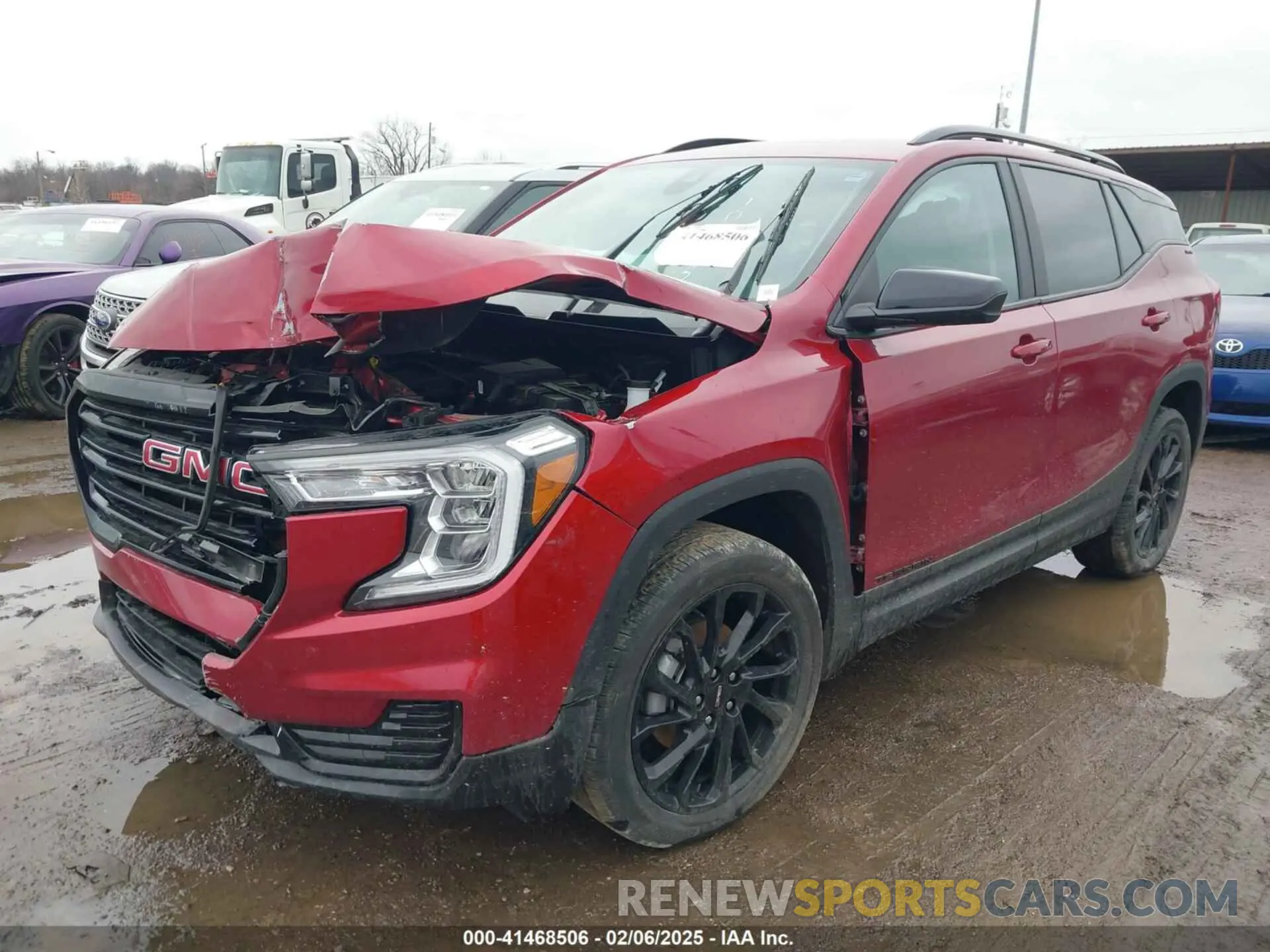 2 Photograph of a damaged car 3GKALTEG6PL197972 GMC TERRAIN 2023