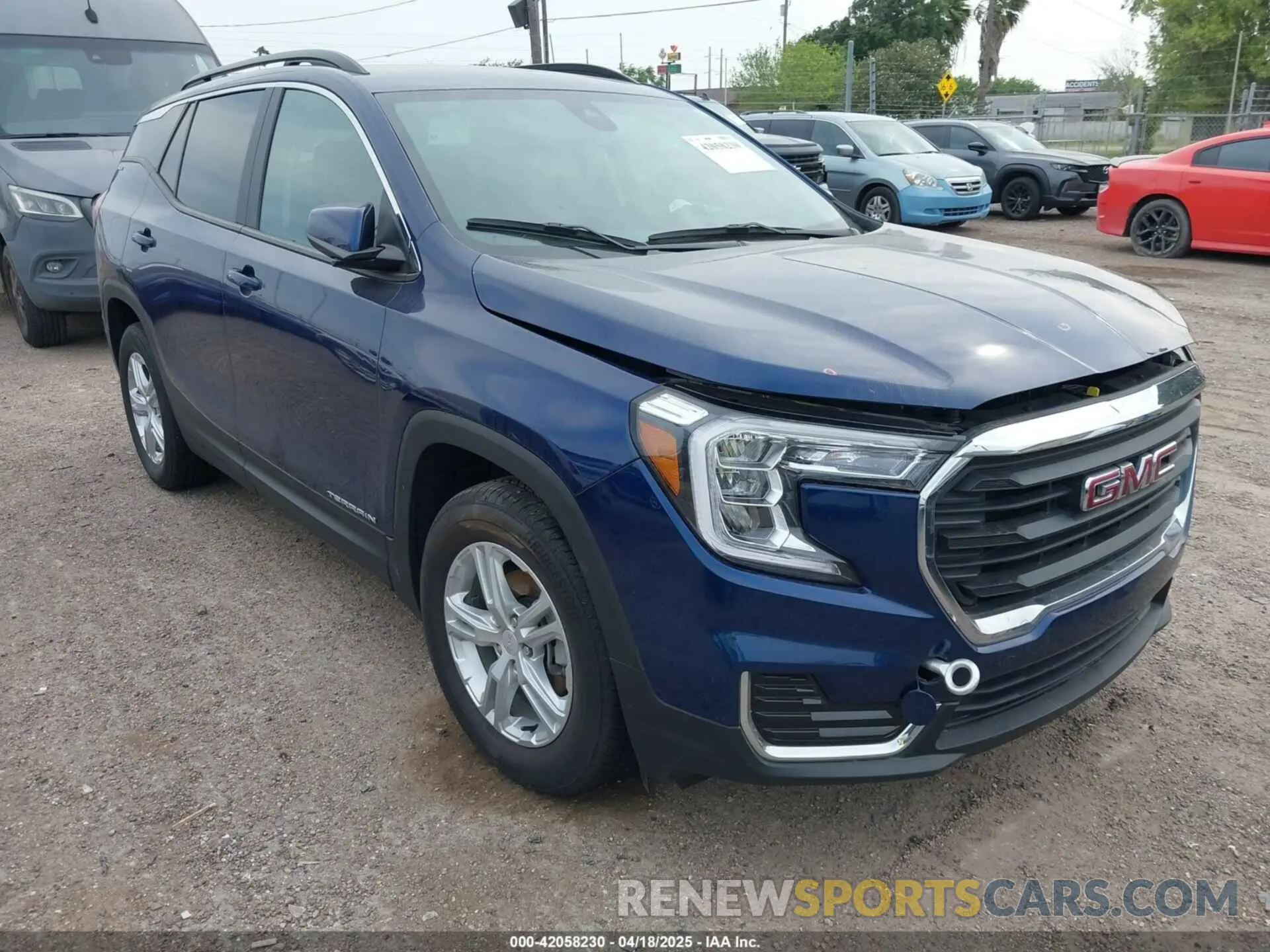 1 Photograph of a damaged car 3GKALTEG7PL128689 GMC TERRAIN 2023