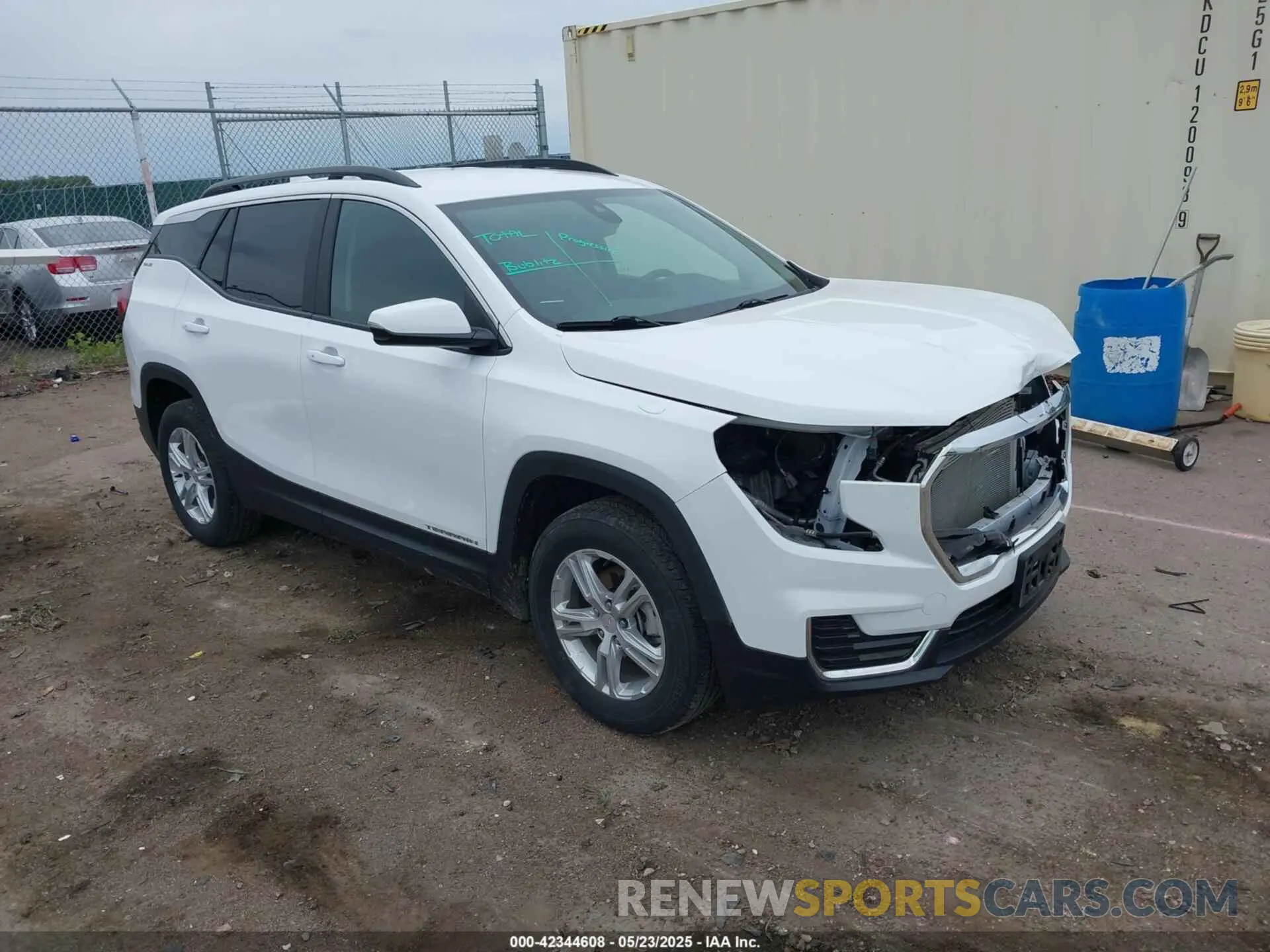 1 Photograph of a damaged car 3GKALTEG7PL174068 GMC TERRAIN 2023