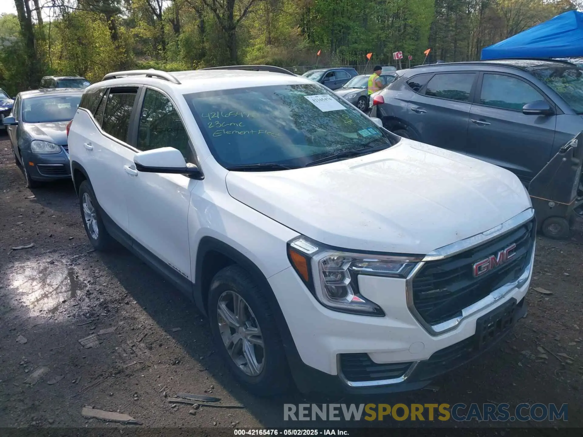 1 Photograph of a damaged car 3GKALTEG7PL237976 GMC TERRAIN 2023