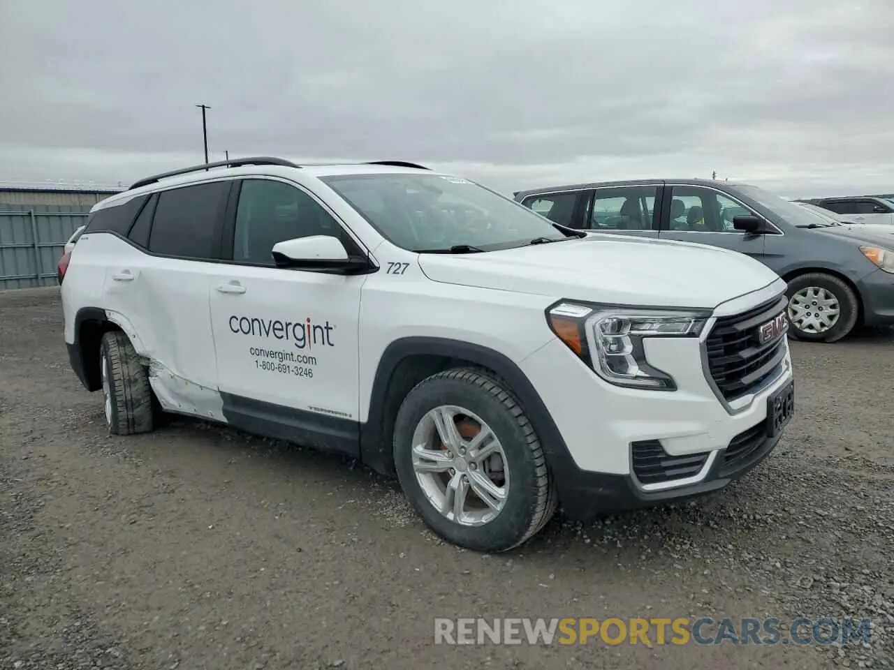 1 Photograph of a damaged car 3GKALTEG9PL254472 GMC TERRAIN 2023