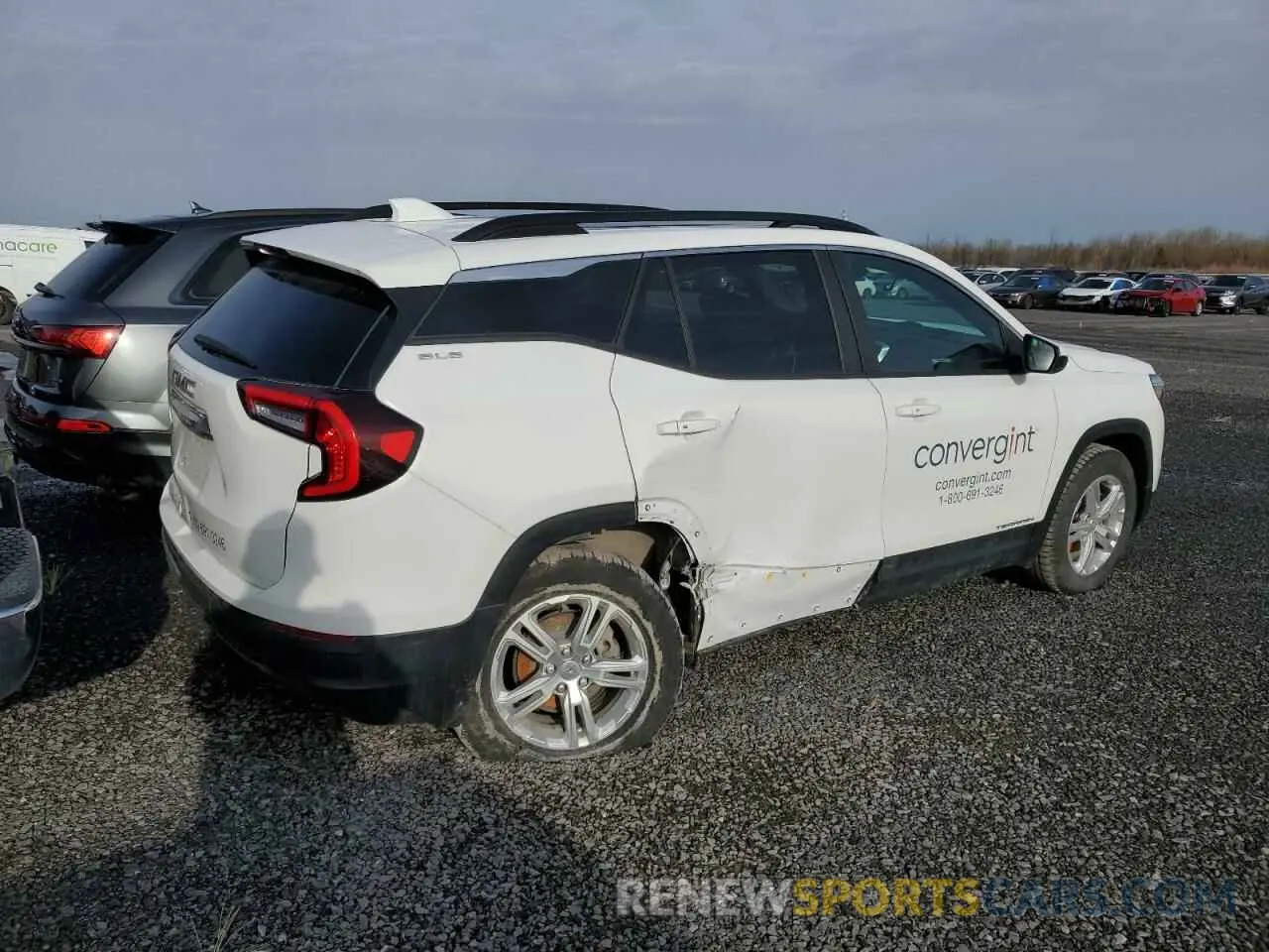 3 Photograph of a damaged car 3GKALTEG9PL254472 GMC TERRAIN 2023