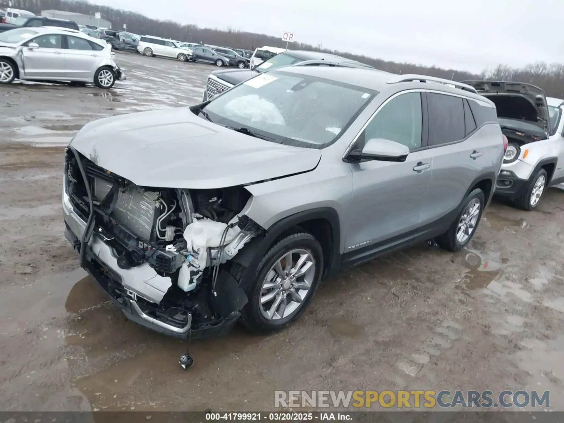 2 Photograph of a damaged car 3GKALVEG0PL136001 GMC TERRAIN 2023