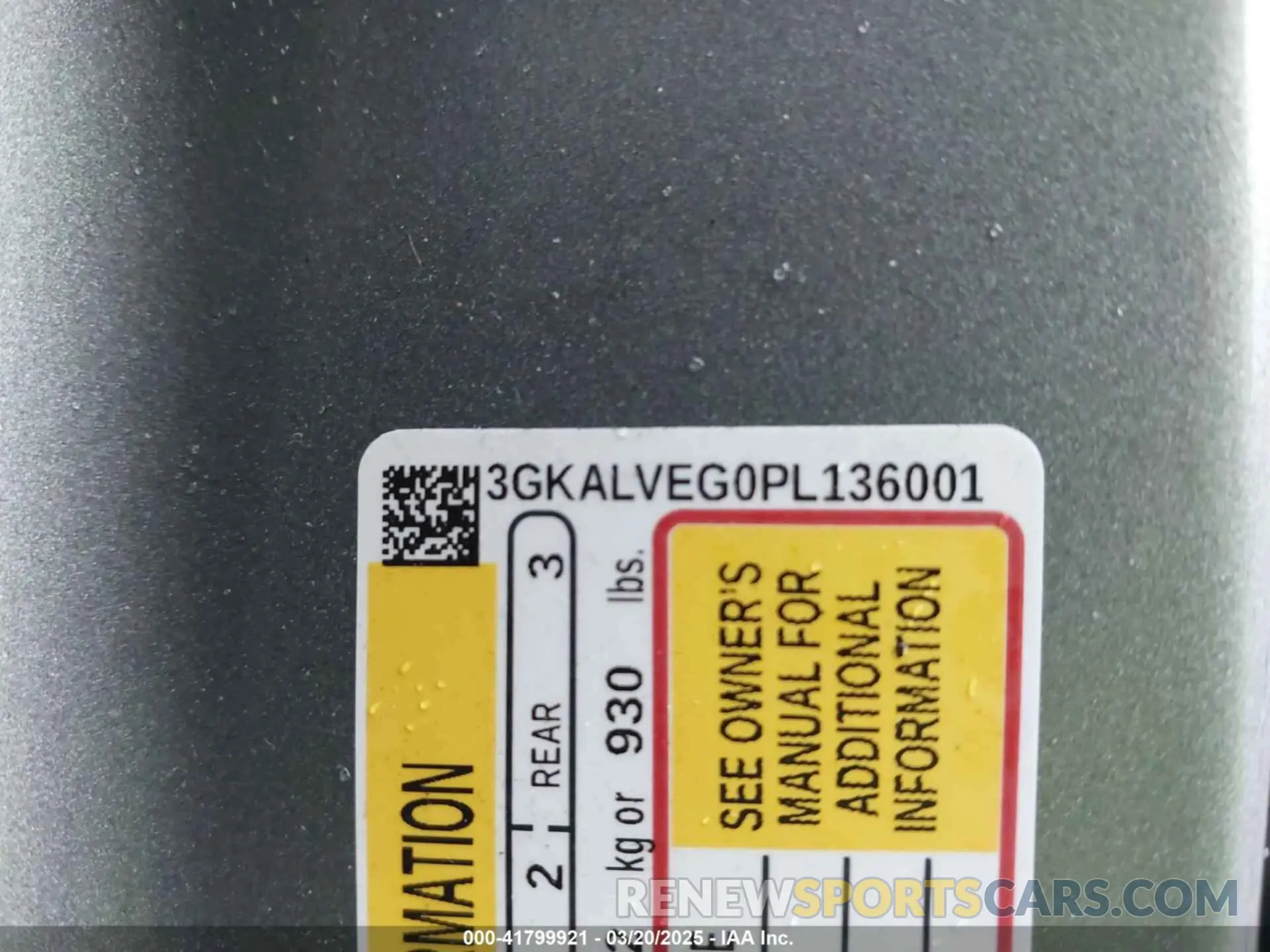 9 Photograph of a damaged car 3GKALVEG0PL136001 GMC TERRAIN 2023