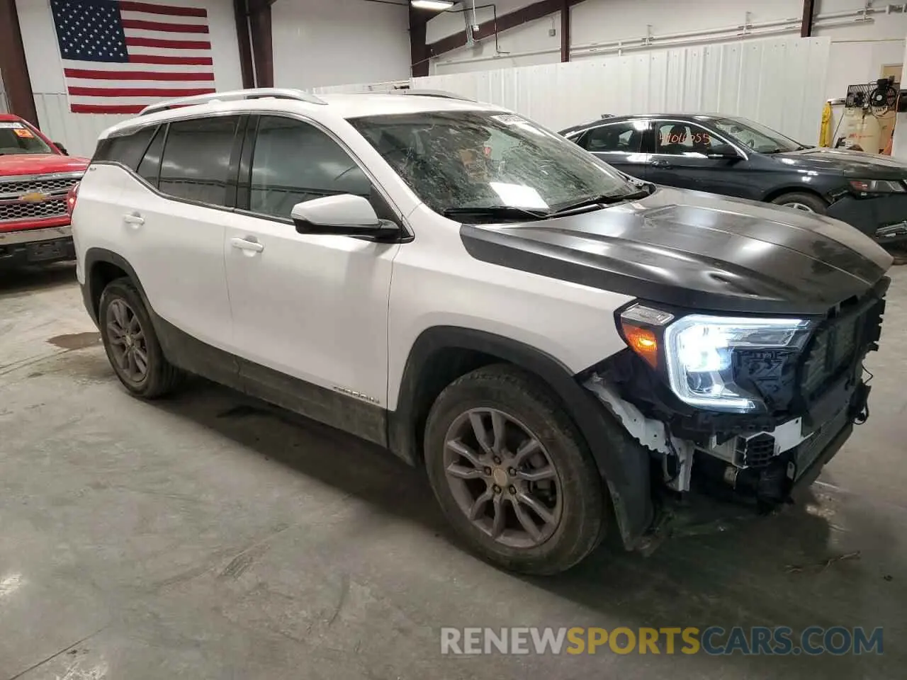 4 Photograph of a damaged car 3GKALVEG1PL172117 GMC TERRAIN 2023