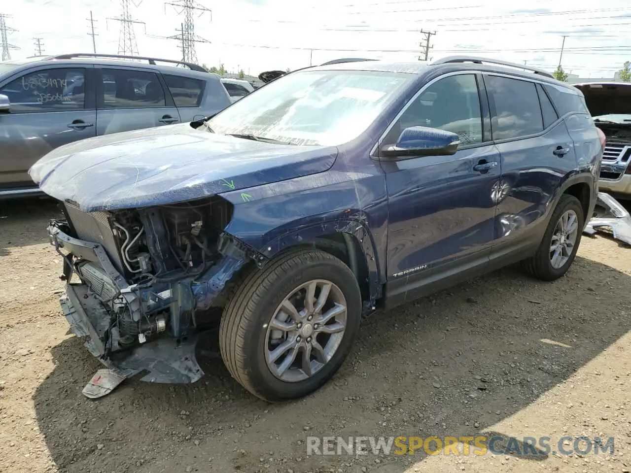 1 Photograph of a damaged car 3GKALVEG1PL192819 GMC TERRAIN 2023