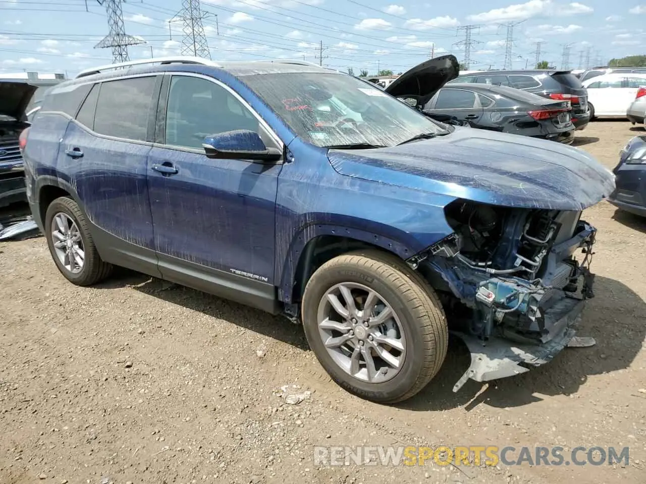 4 Photograph of a damaged car 3GKALVEG1PL192819 GMC TERRAIN 2023
