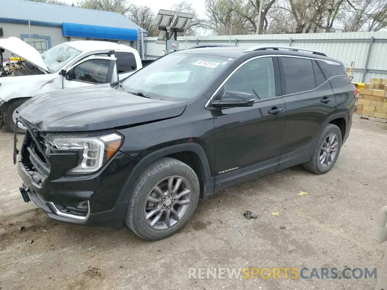 1 Photograph of a damaged car 3GKALVEG7PL143107 GMC TERRAIN 2023