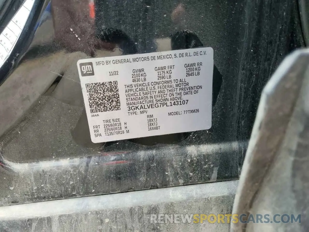 14 Photograph of a damaged car 3GKALVEG7PL143107 GMC TERRAIN 2023