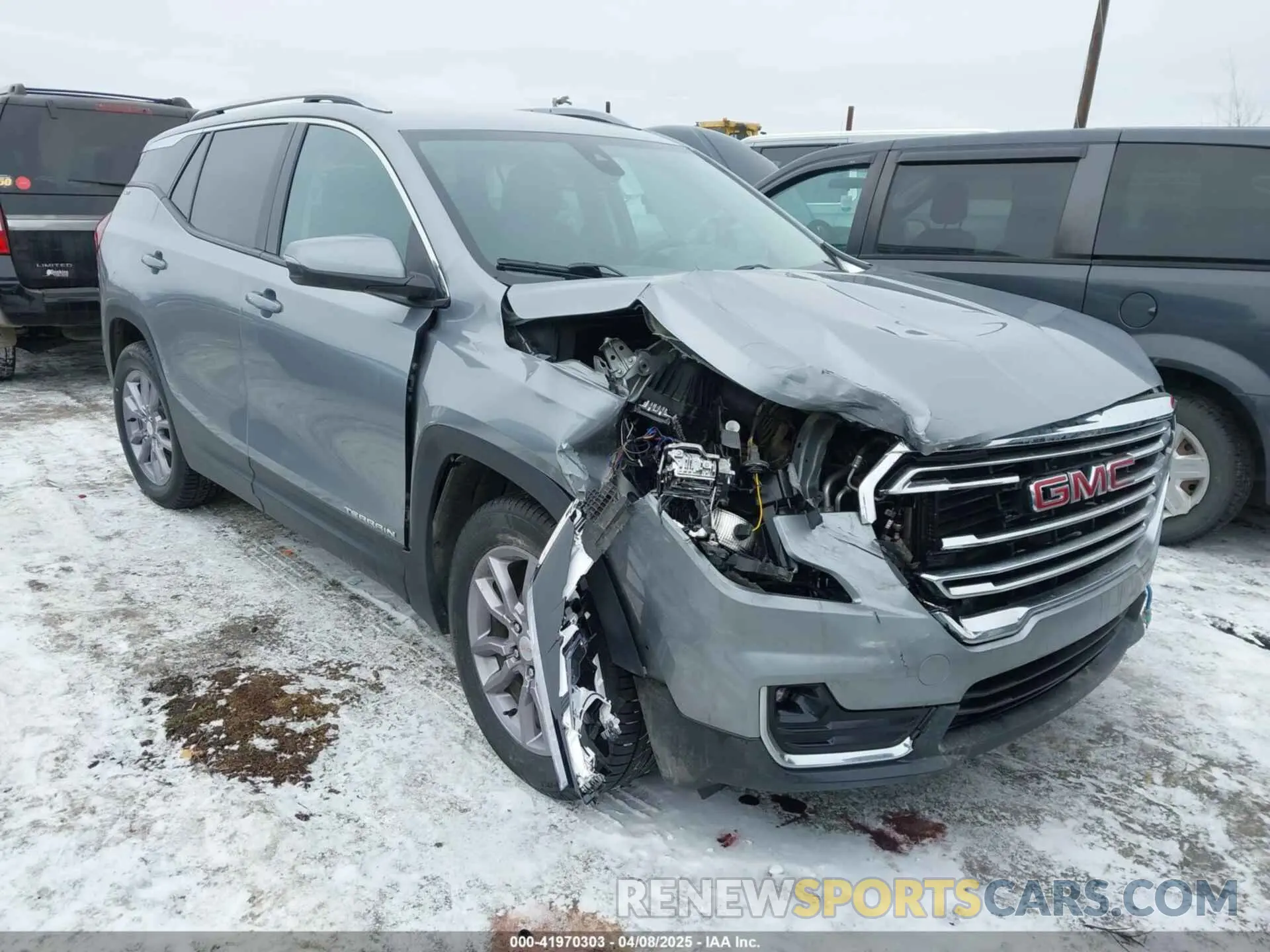 1 Photograph of a damaged car 3GKALVEG7PL255230 GMC TERRAIN 2023