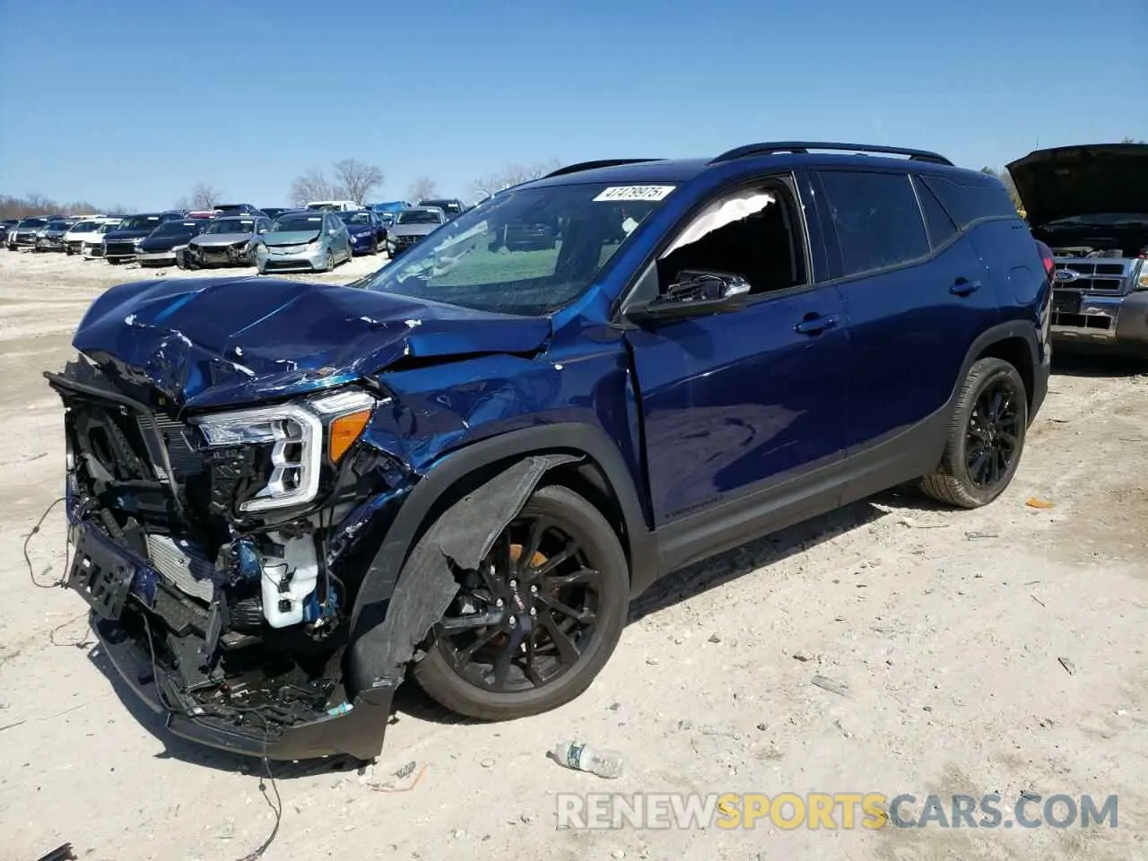 1 Photograph of a damaged car 3GKALVEG8PL124422 GMC TERRAIN 2023