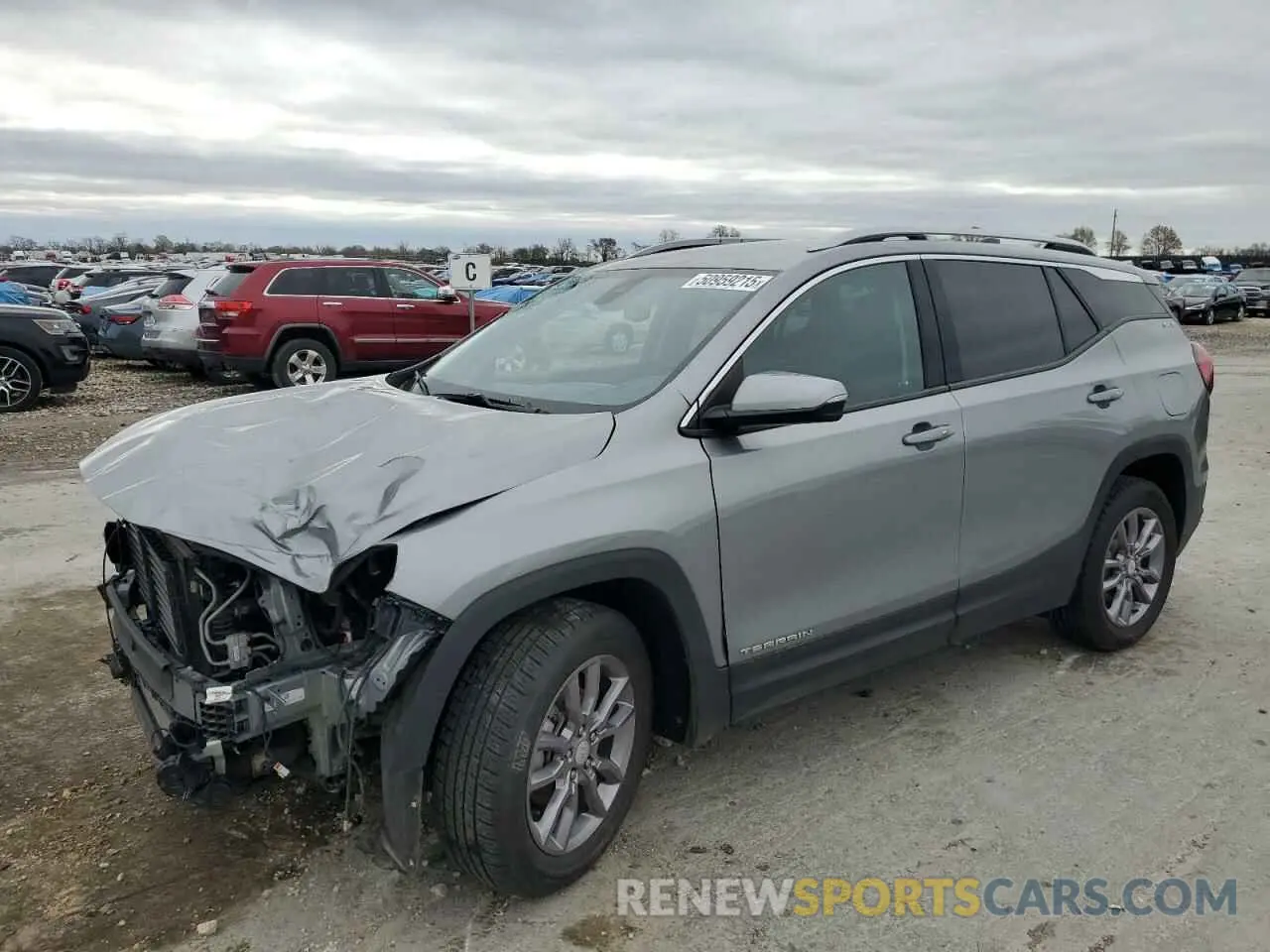 1 Photograph of a damaged car 3GKALVEG9PL180935 GMC TERRAIN 2023