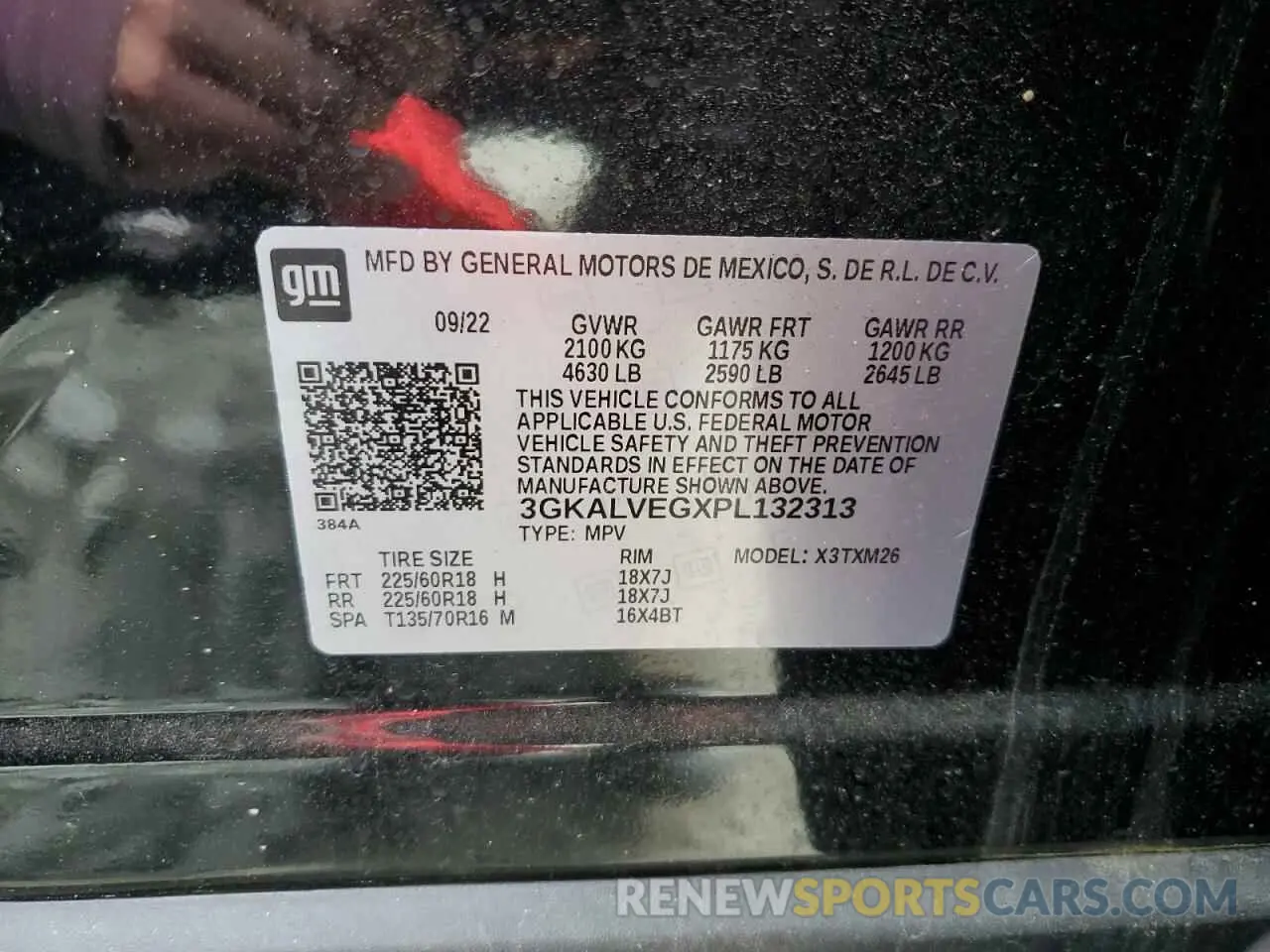 13 Photograph of a damaged car 3GKALVEGXPL132313 GMC TERRAIN 2023