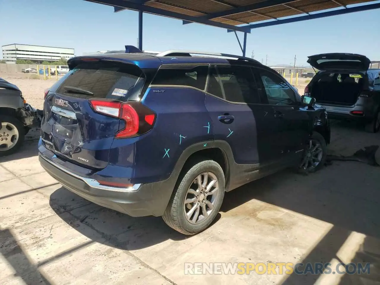 3 Photograph of a damaged car 3GKALVEGXPL190082 GMC TERRAIN 2023