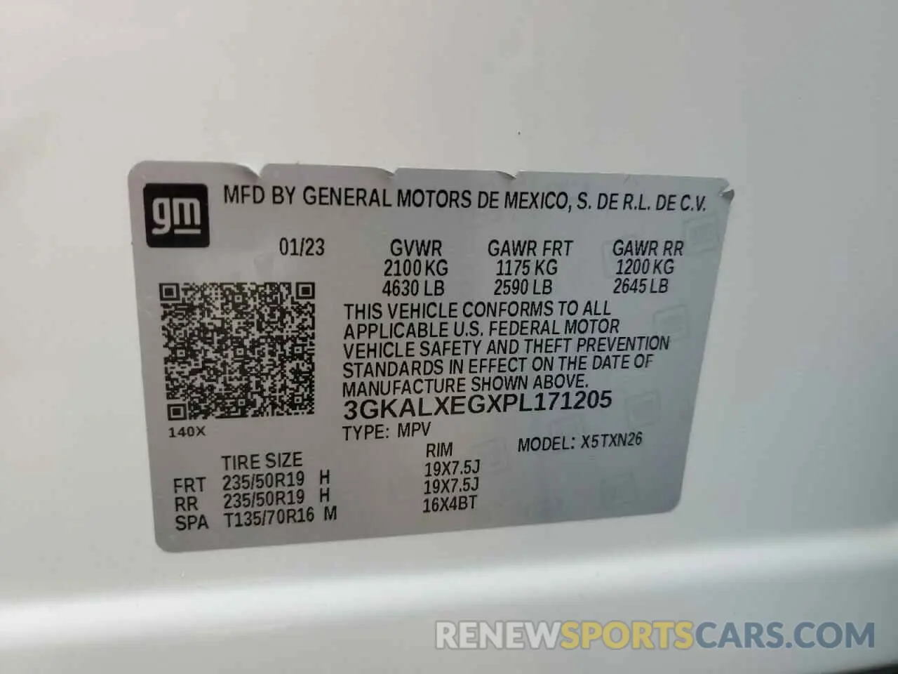 13 Photograph of a damaged car 3GKALXEGXPL171205 GMC TERRAIN 2023
