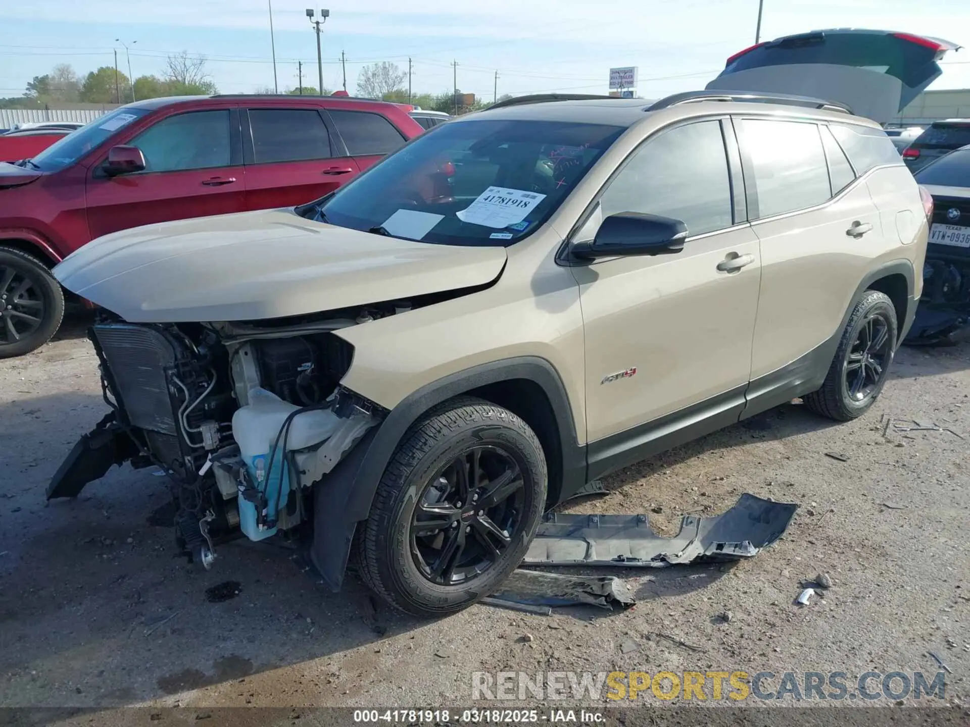 2 Photograph of a damaged car 3GKALYEG5PL119874 GMC TERRAIN 2023