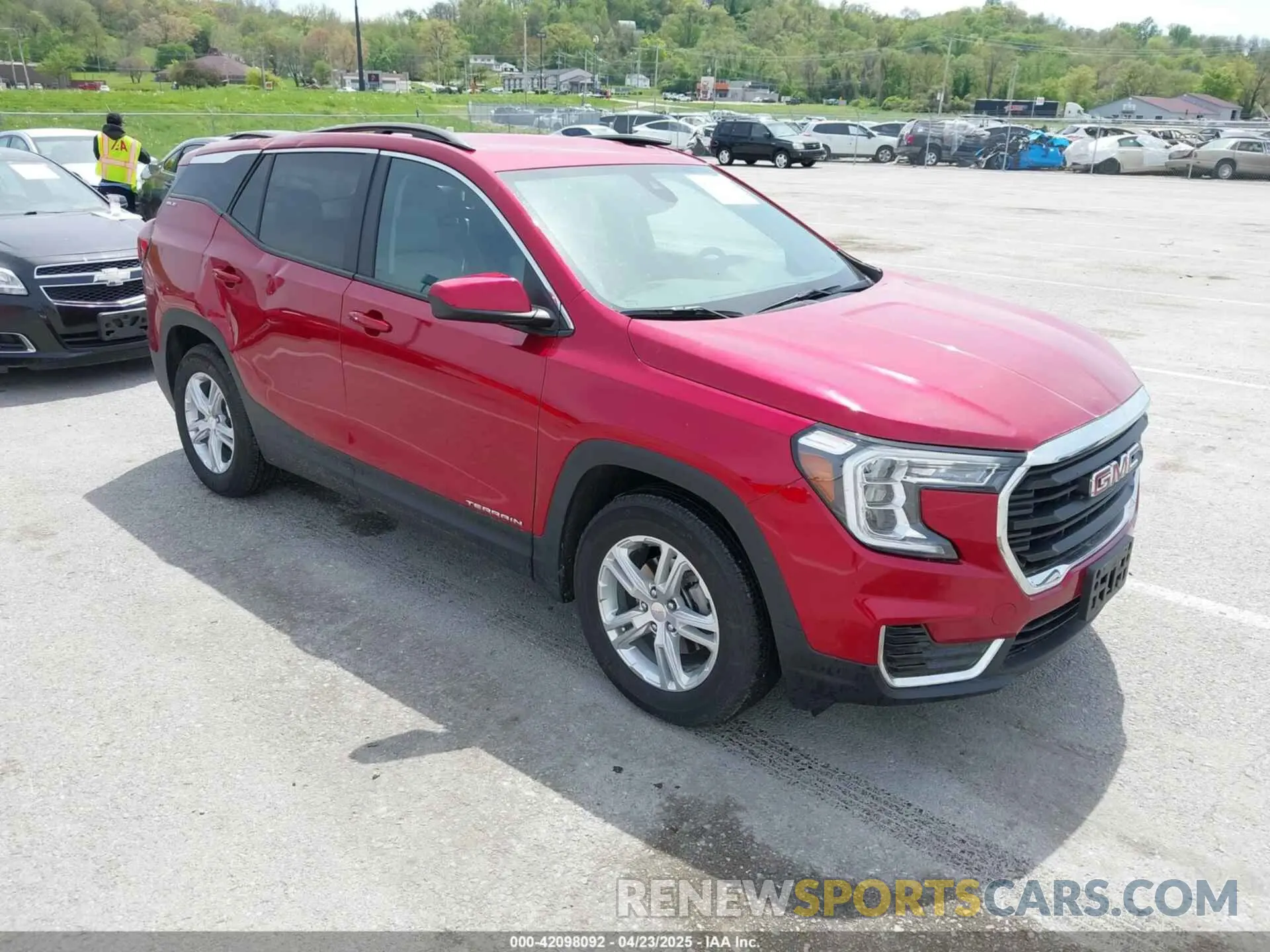 1 Photograph of a damaged car 3GKALMEG1RL192798 GMC TERRAIN 2024