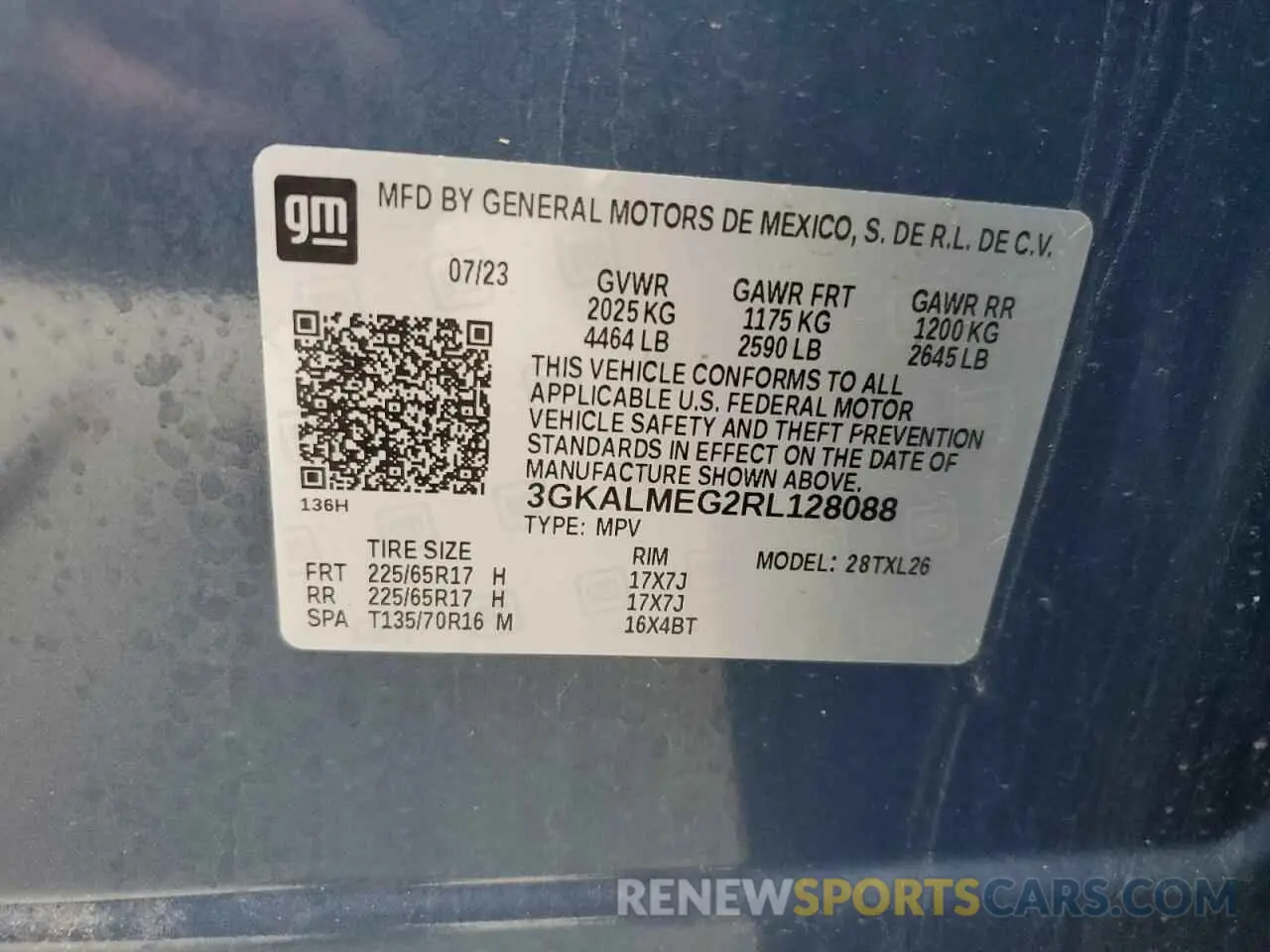 15 Photograph of a damaged car 3GKALMEG2RL128088 GMC TERRAIN 2024
