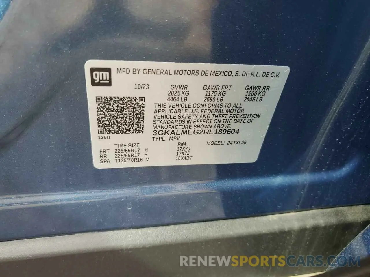 12 Photograph of a damaged car 3GKALMEG2RL189604 GMC TERRAIN 2024