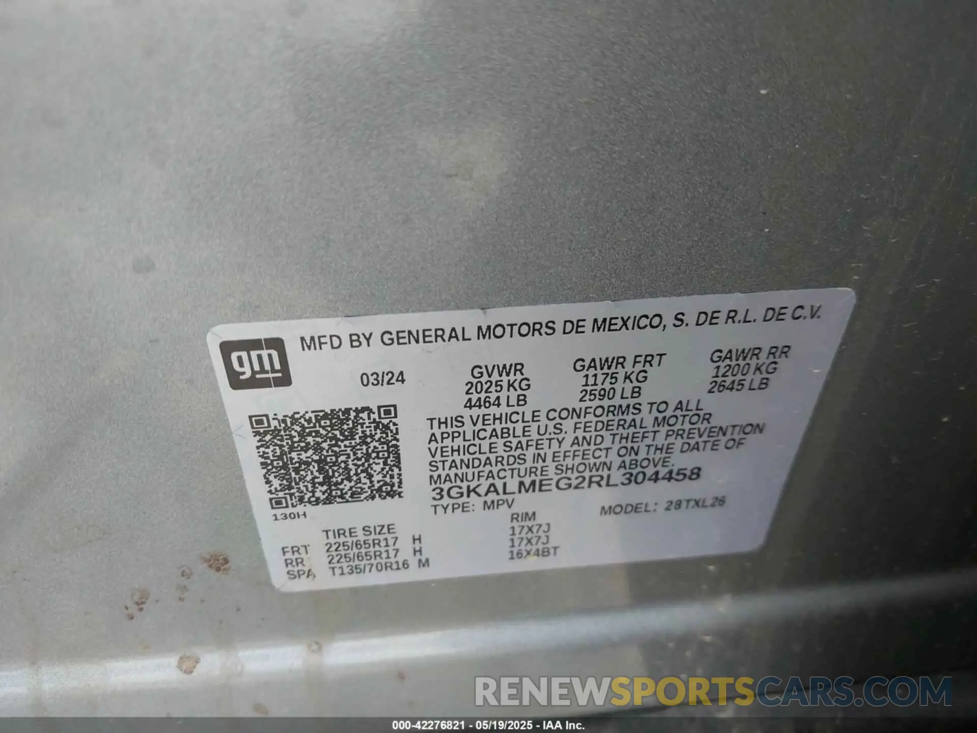 9 Photograph of a damaged car 3GKALMEG2RL304458 GMC TERRAIN 2024