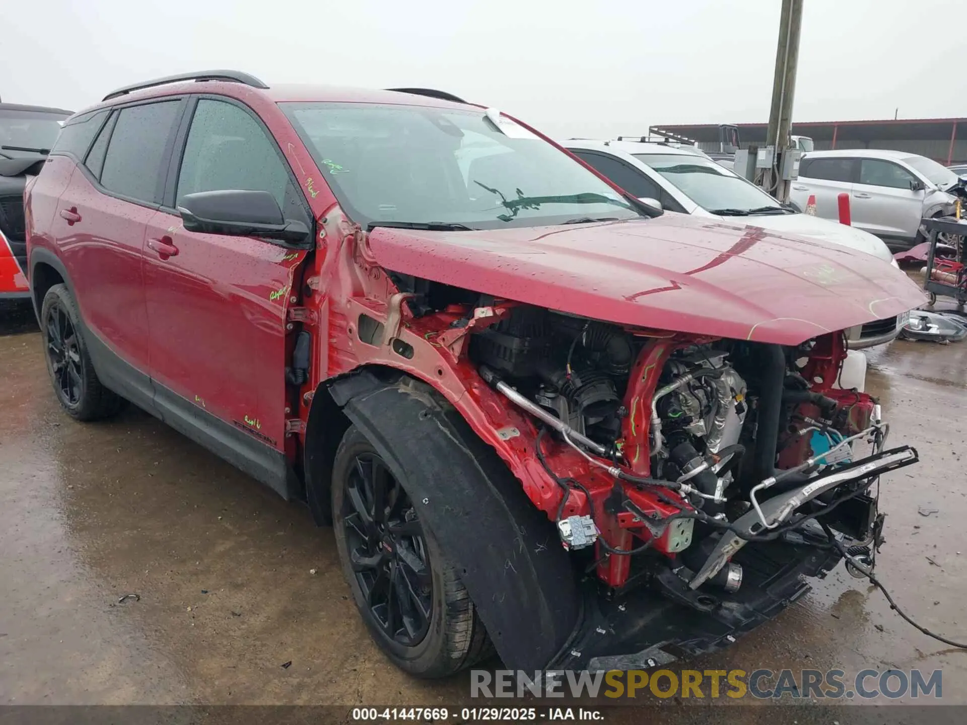 1 Photograph of a damaged car 3GKALMEG3RL298444 GMC TERRAIN 2024