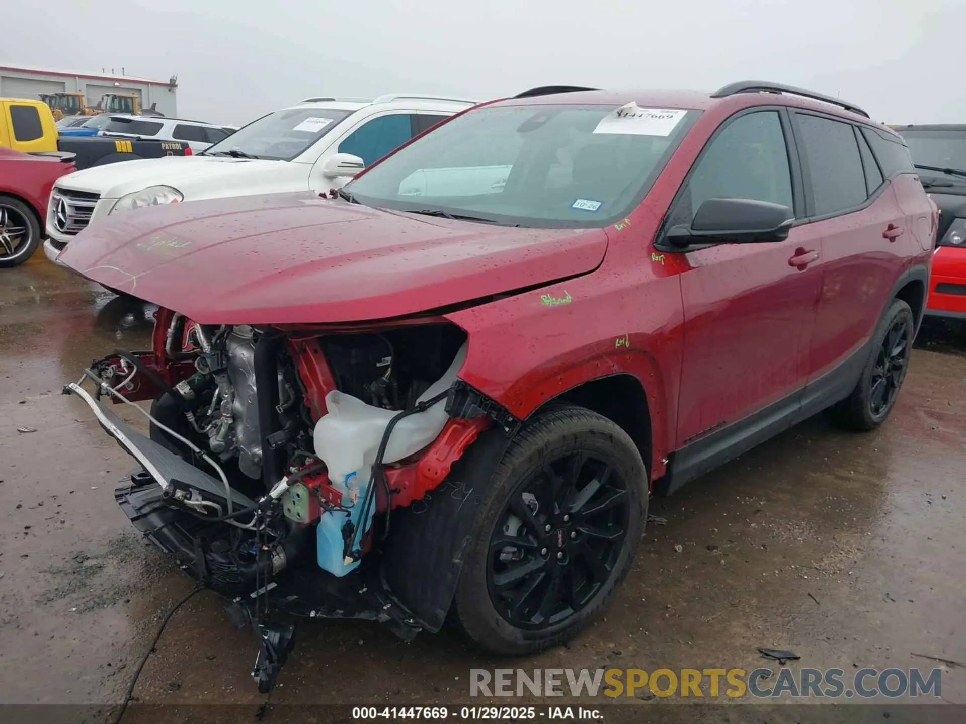 2 Photograph of a damaged car 3GKALMEG3RL298444 GMC TERRAIN 2024