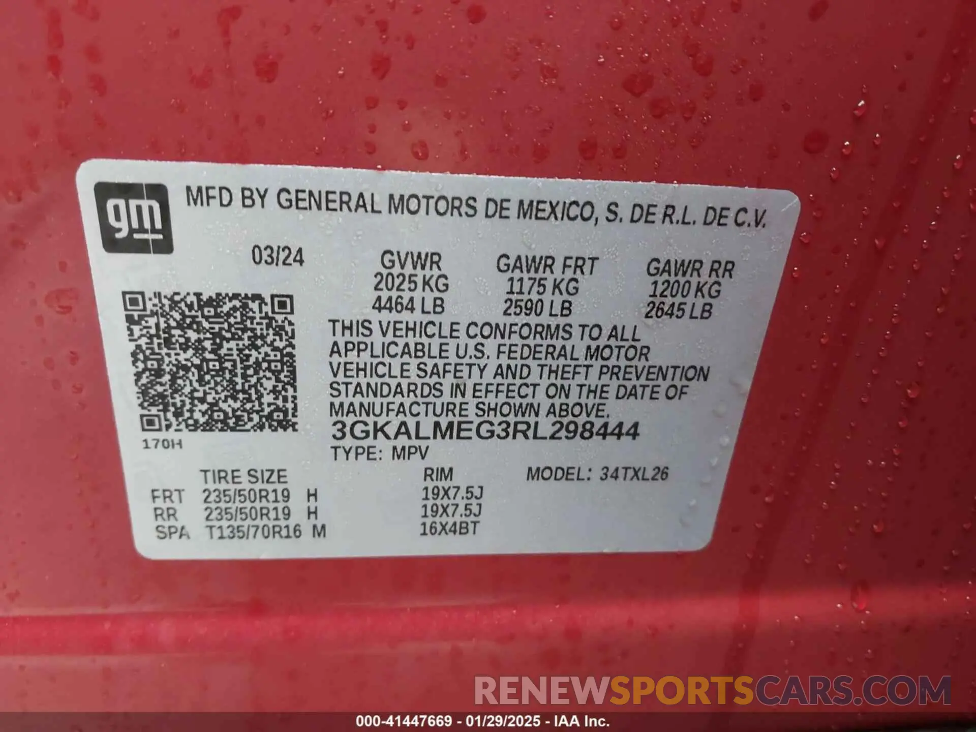 9 Photograph of a damaged car 3GKALMEG3RL298444 GMC TERRAIN 2024