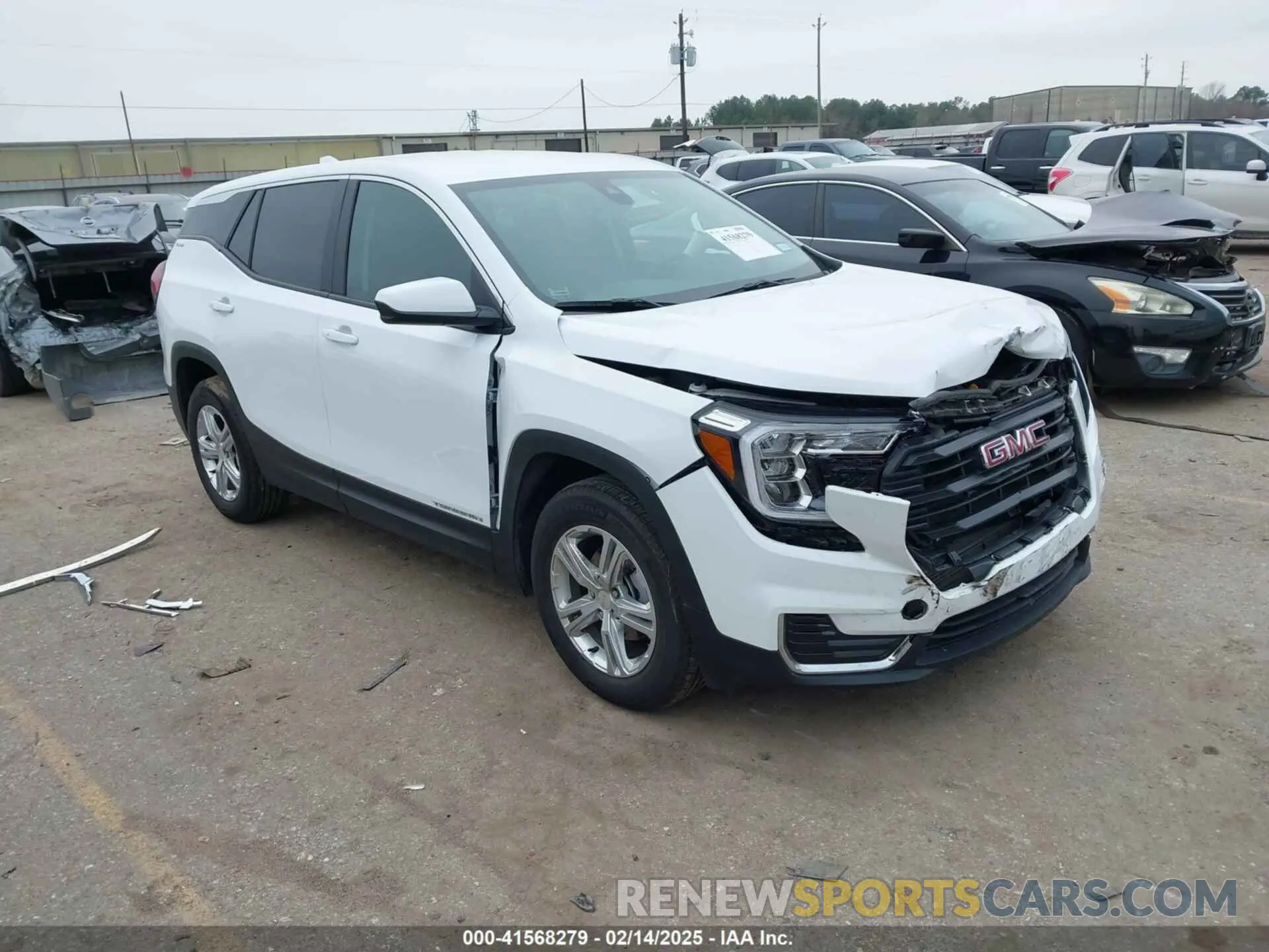 1 Photograph of a damaged car 3GKALMEG3RL382747 GMC TERRAIN 2024