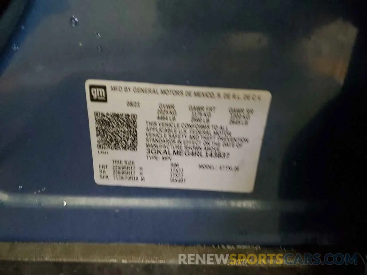 13 Photograph of a damaged car 3GKALMEG4RL143837 GMC TERRAIN 2024