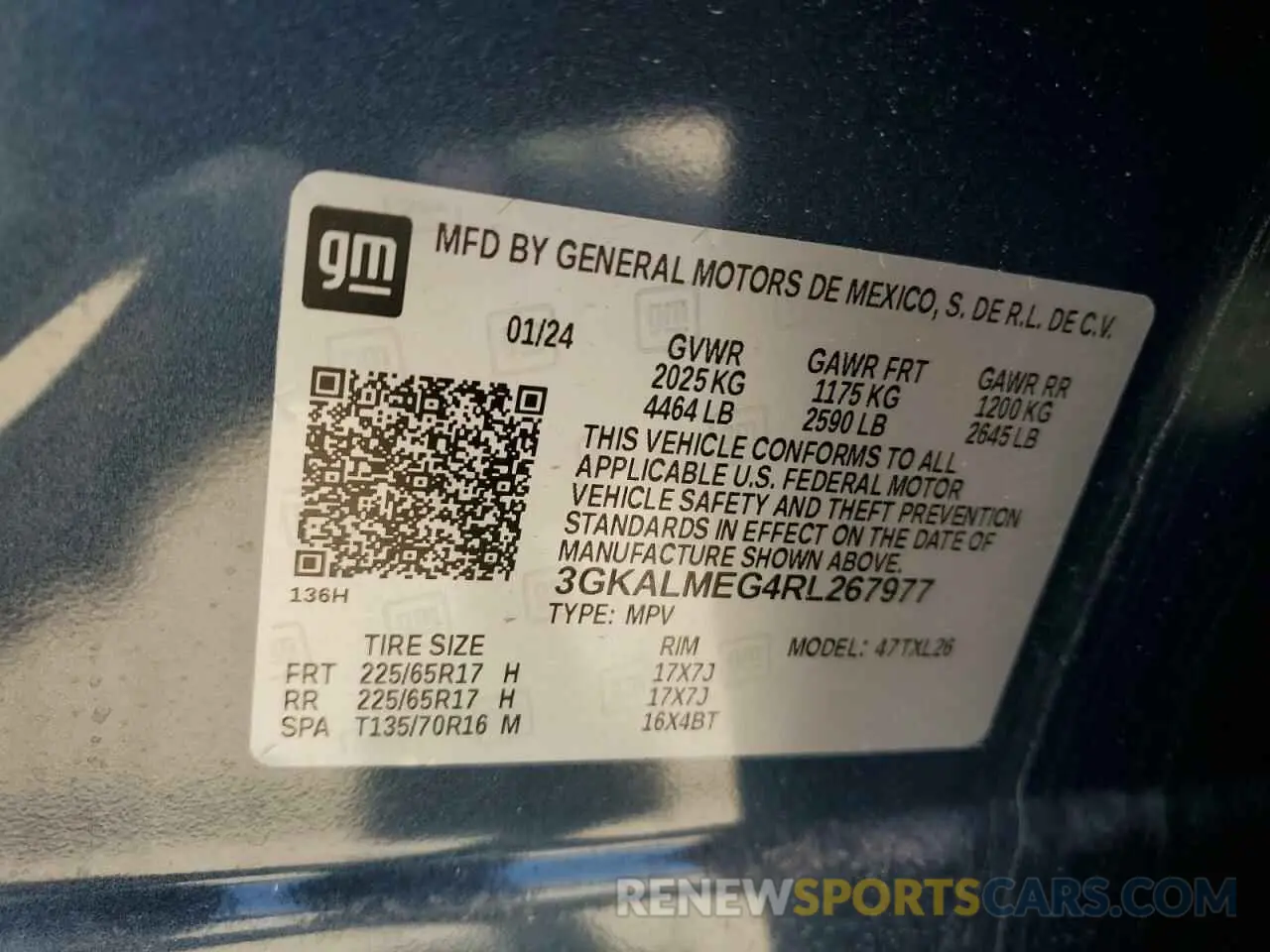12 Photograph of a damaged car 3GKALMEG4RL267977 GMC TERRAIN 2024