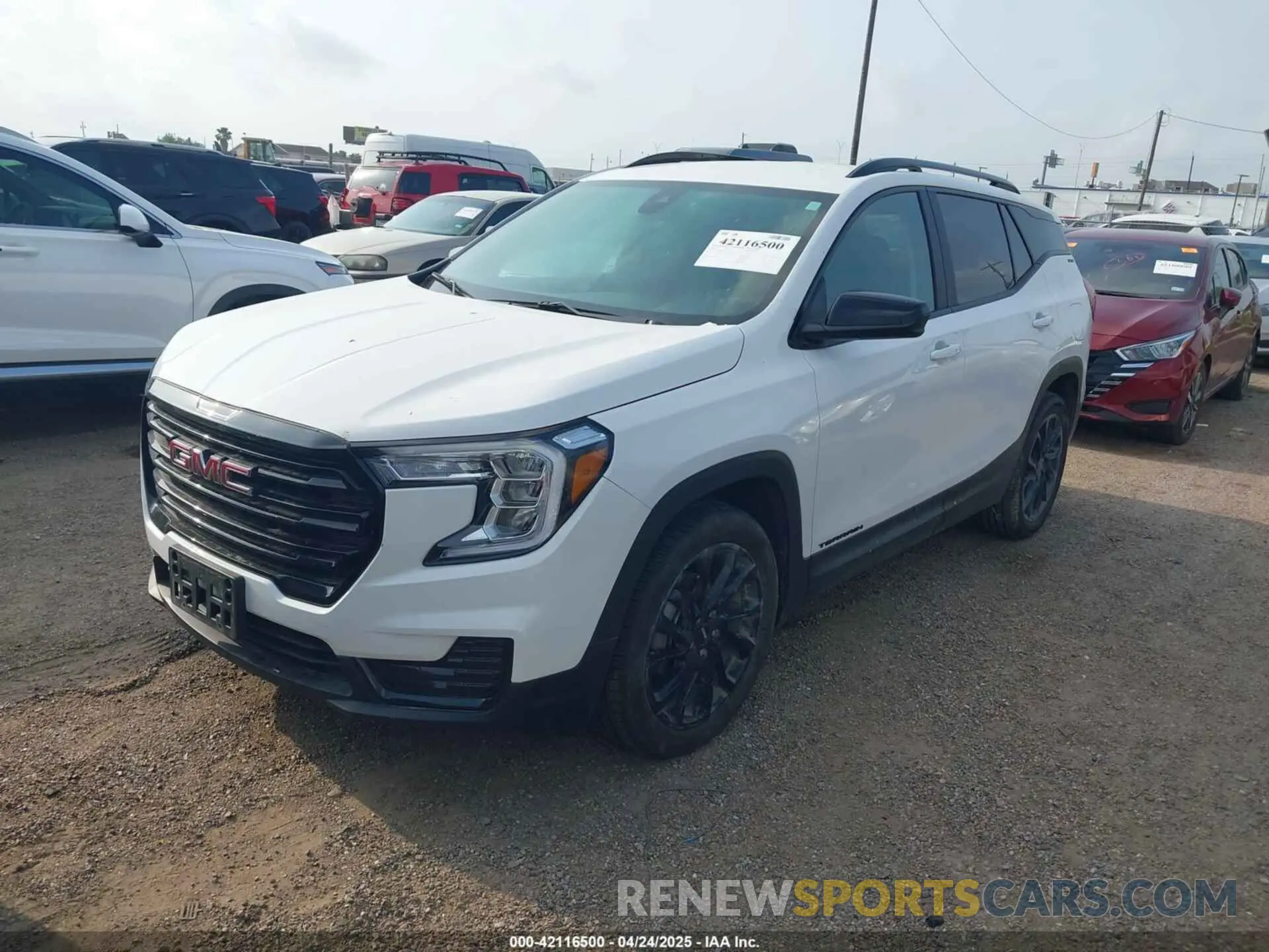 2 Photograph of a damaged car 3GKALMEG4RL353516 GMC TERRAIN 2024