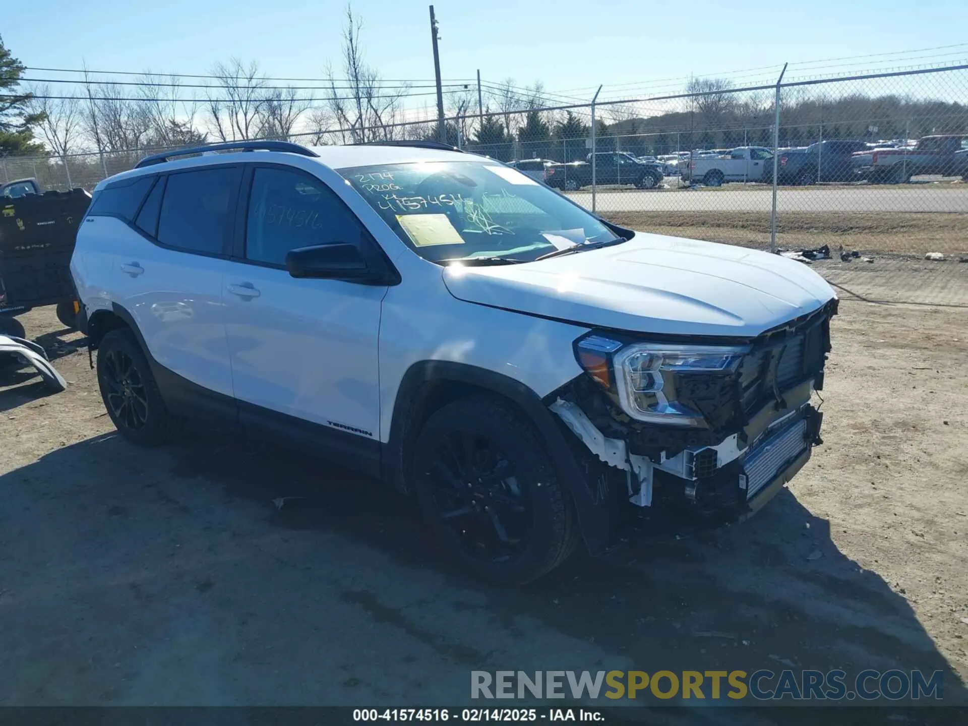 1 Photograph of a damaged car 3GKALMEG4RL392204 GMC TERRAIN 2024