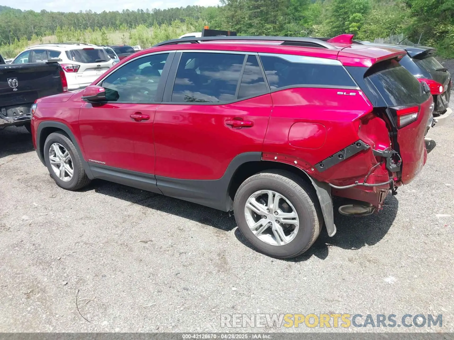 3 Photograph of a damaged car 3GKALMEG5RL152370 GMC TERRAIN 2024
