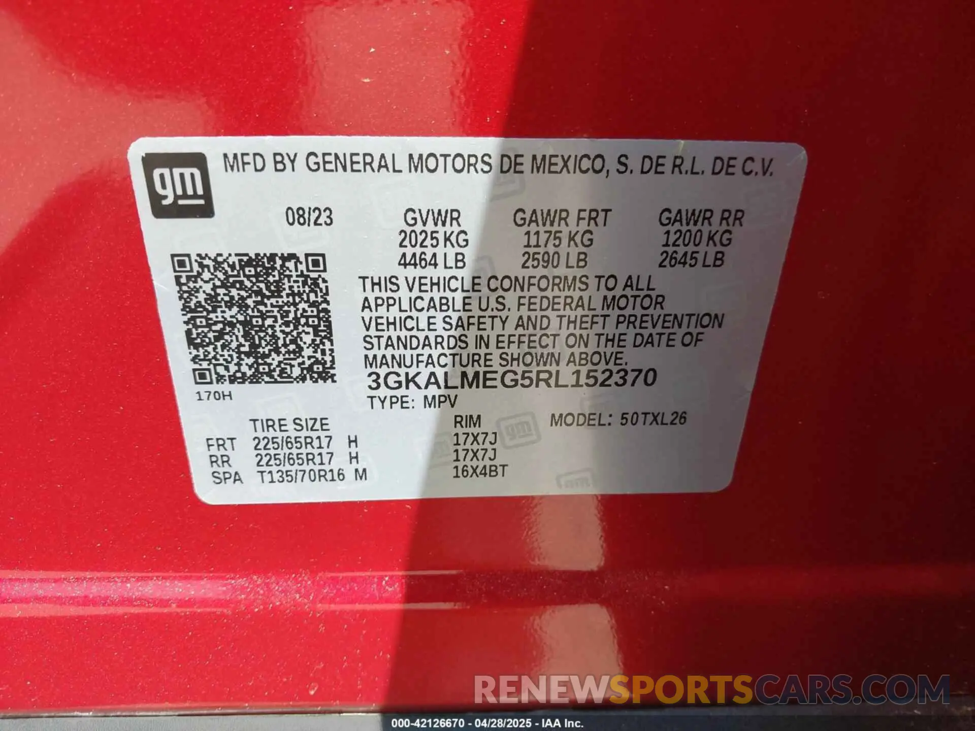 9 Photograph of a damaged car 3GKALMEG5RL152370 GMC TERRAIN 2024