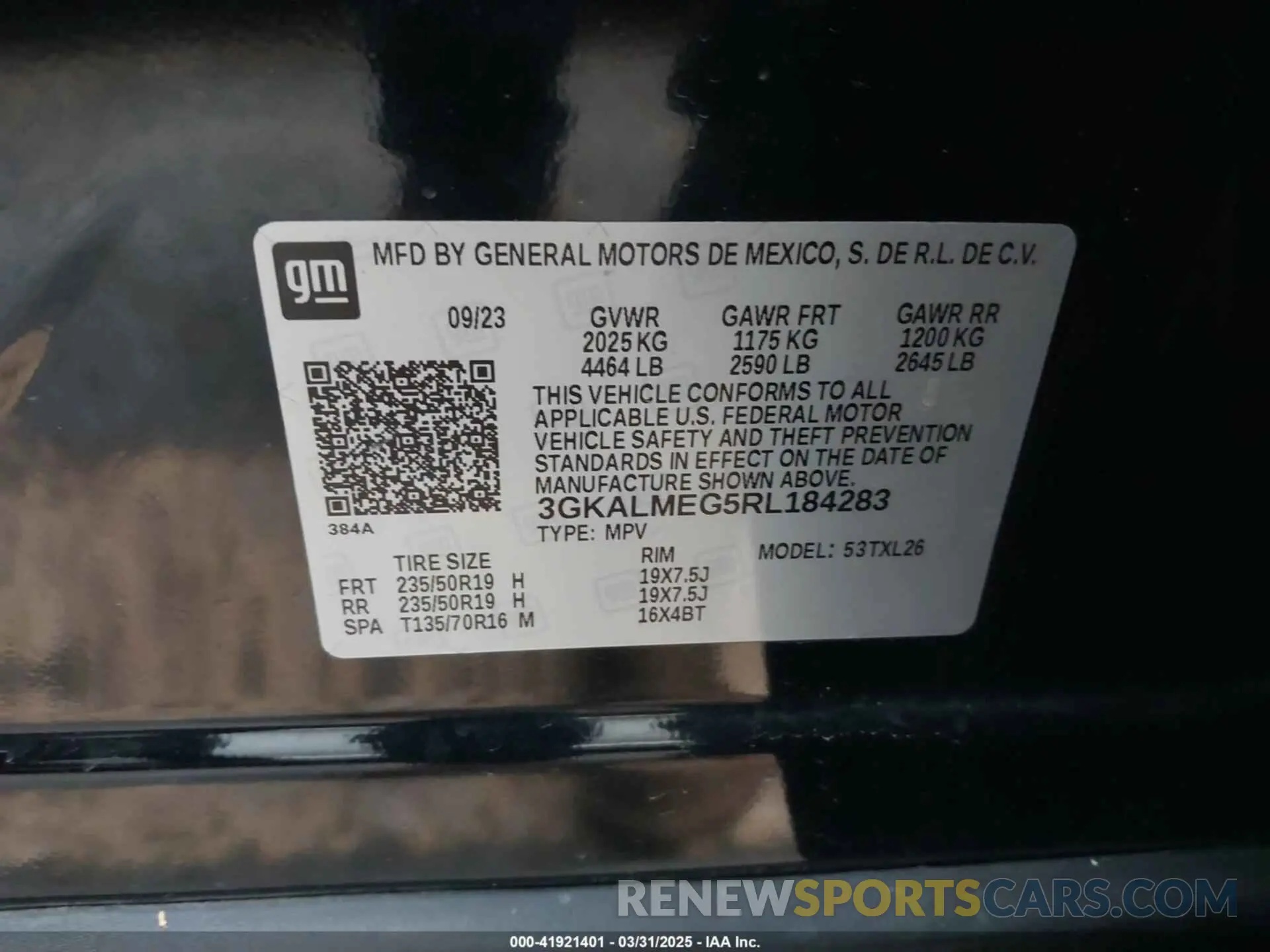 9 Photograph of a damaged car 3GKALMEG5RL184283 GMC TERRAIN 2024