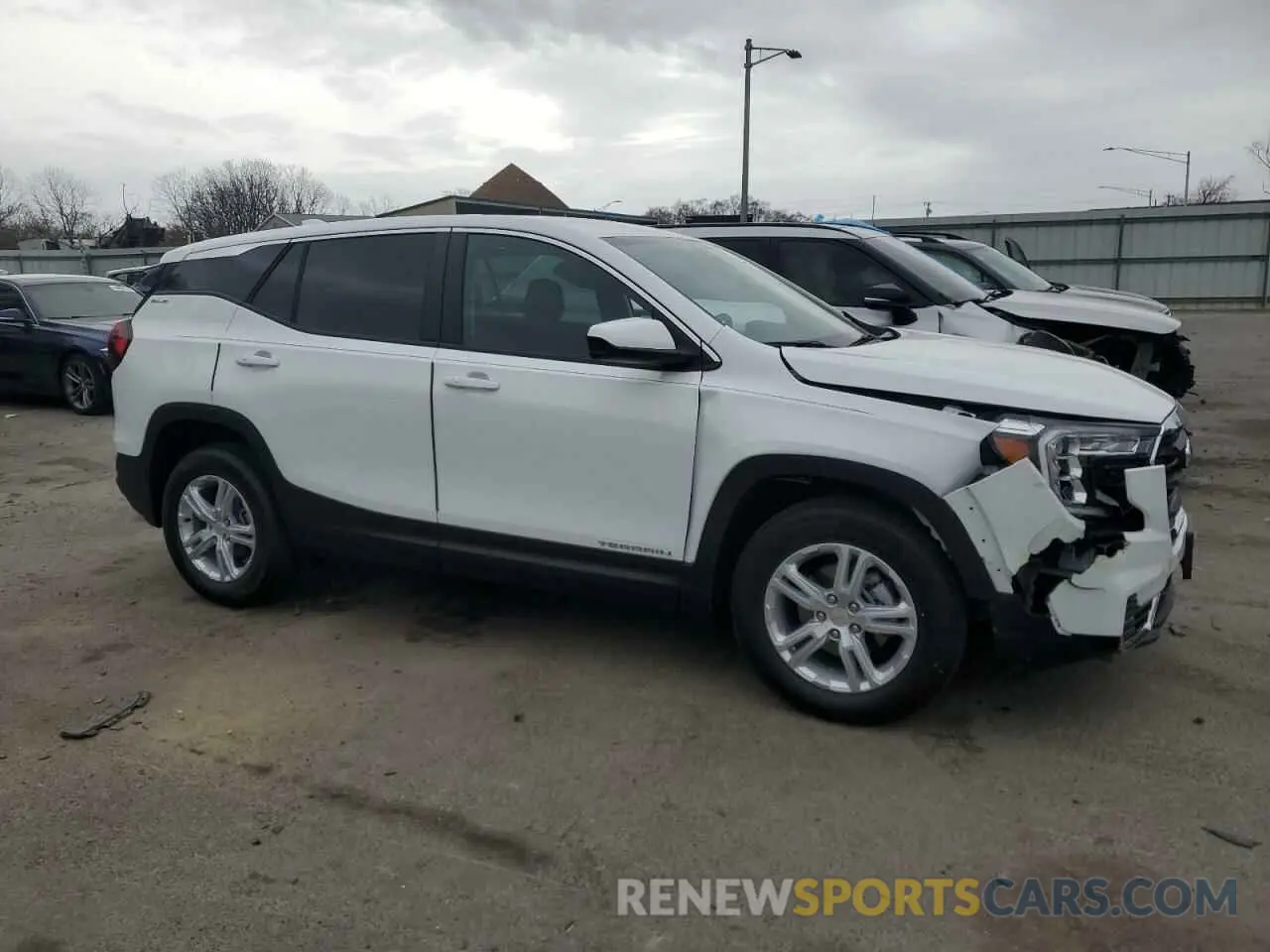 4 Photograph of a damaged car 3GKALMEG6RL394973 GMC TERRAIN 2024