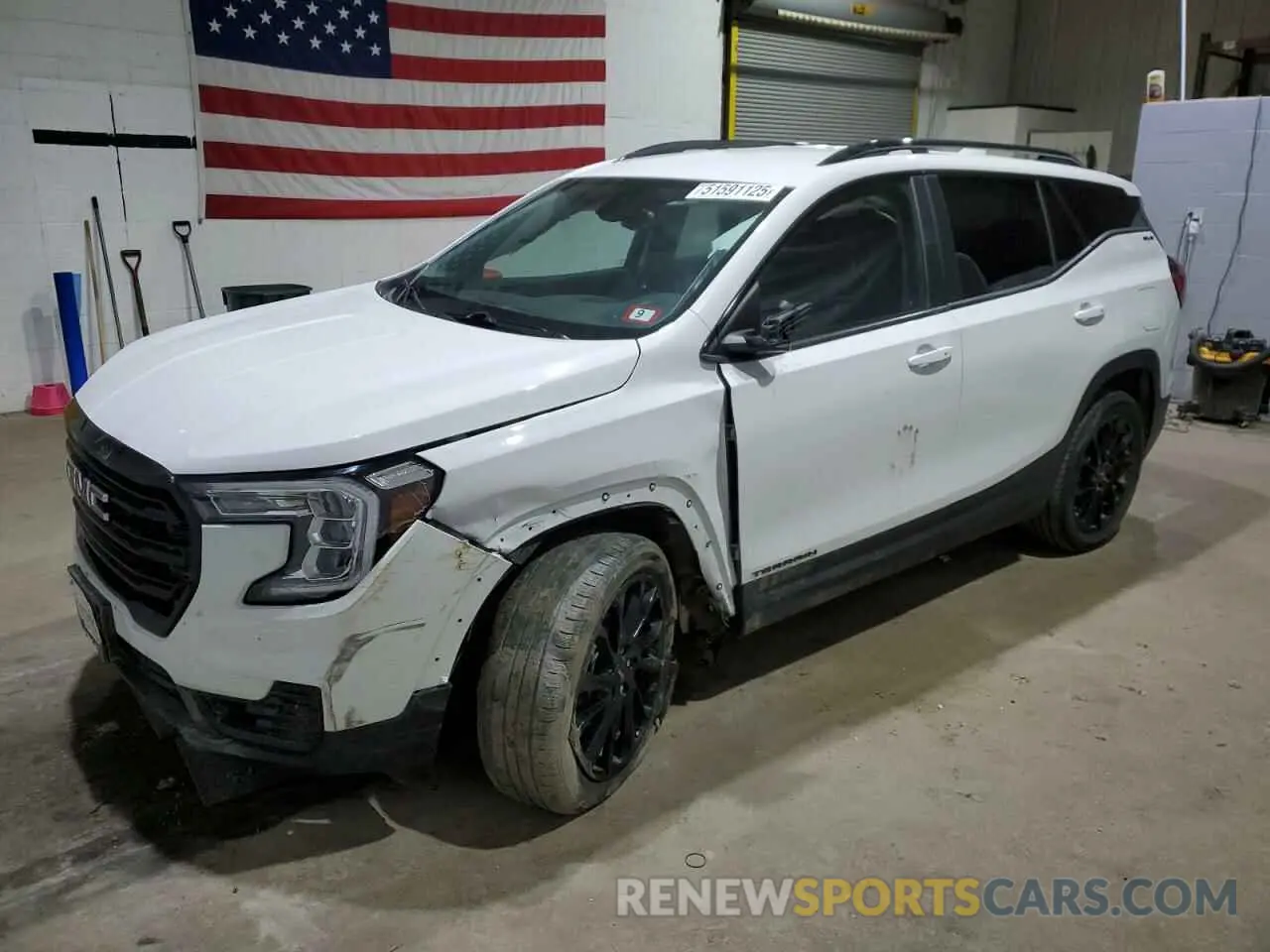 1 Photograph of a damaged car 3GKALMEG7RL141287 GMC TERRAIN 2024