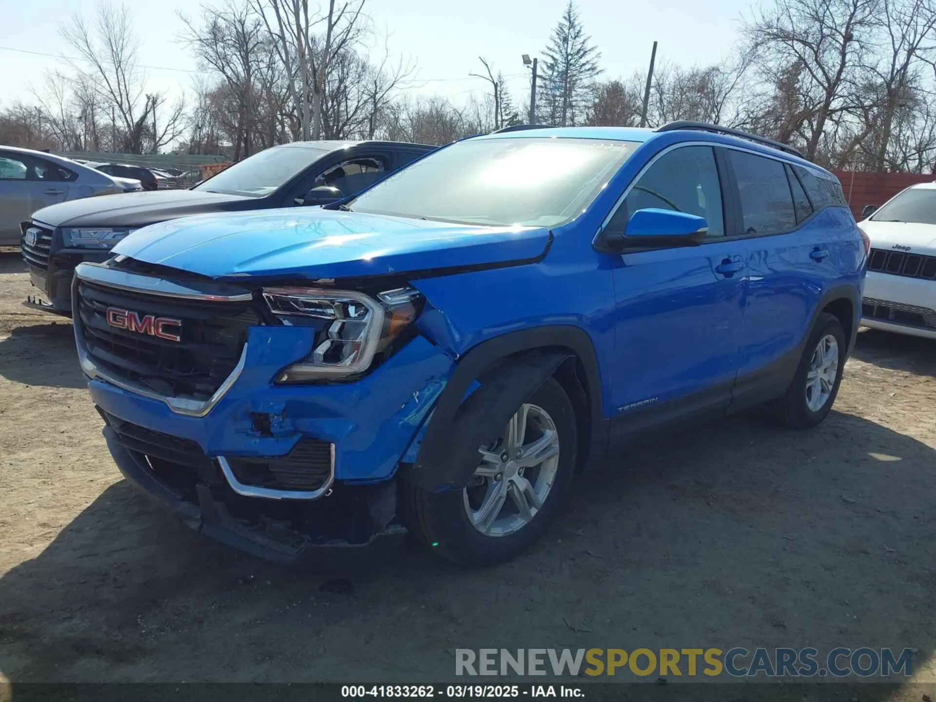 2 Photograph of a damaged car 3GKALMEG7RL182227 GMC TERRAIN 2024