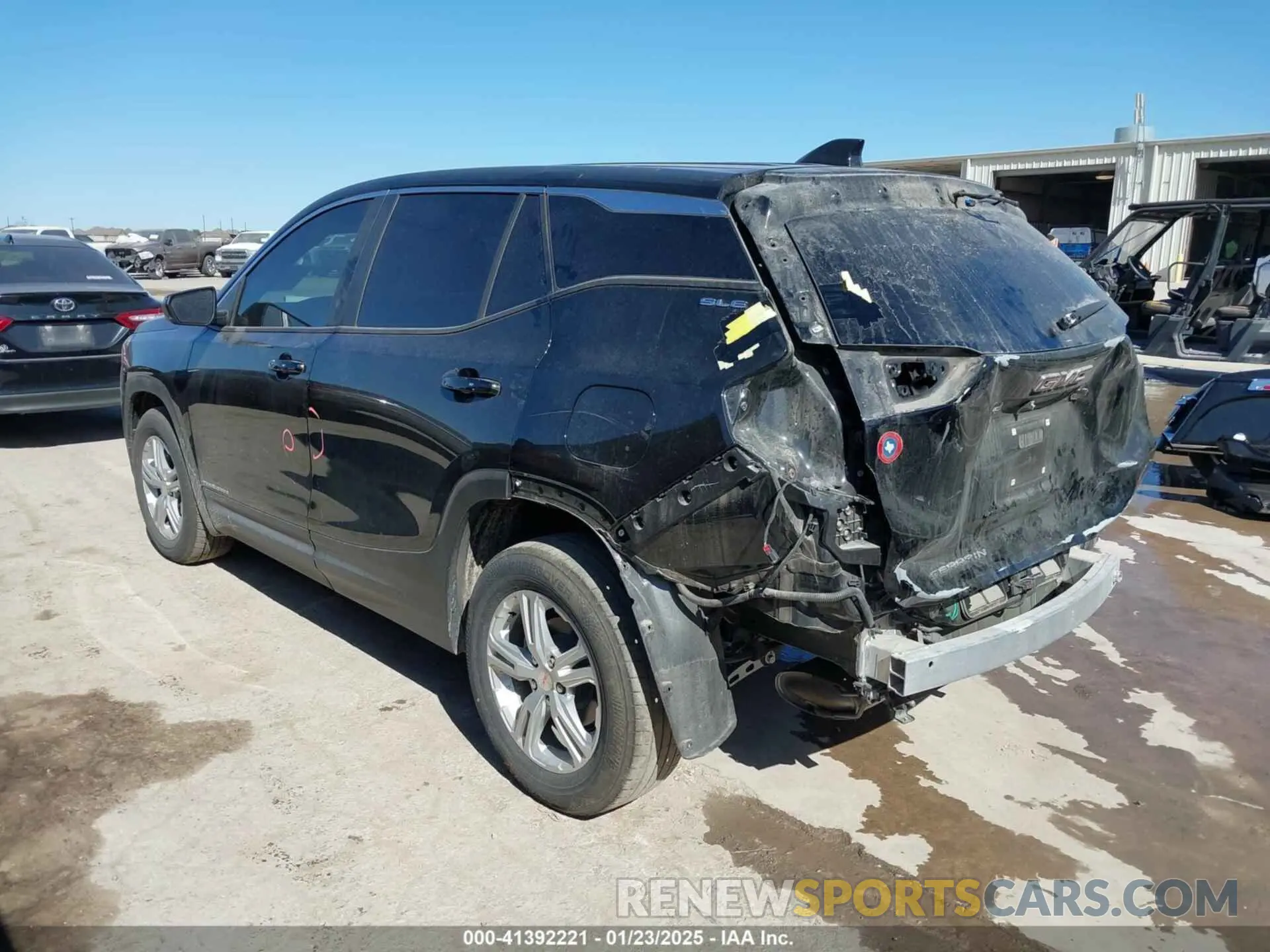 3 Photograph of a damaged car 3GKALMEG7RL276026 GMC TERRAIN 2024