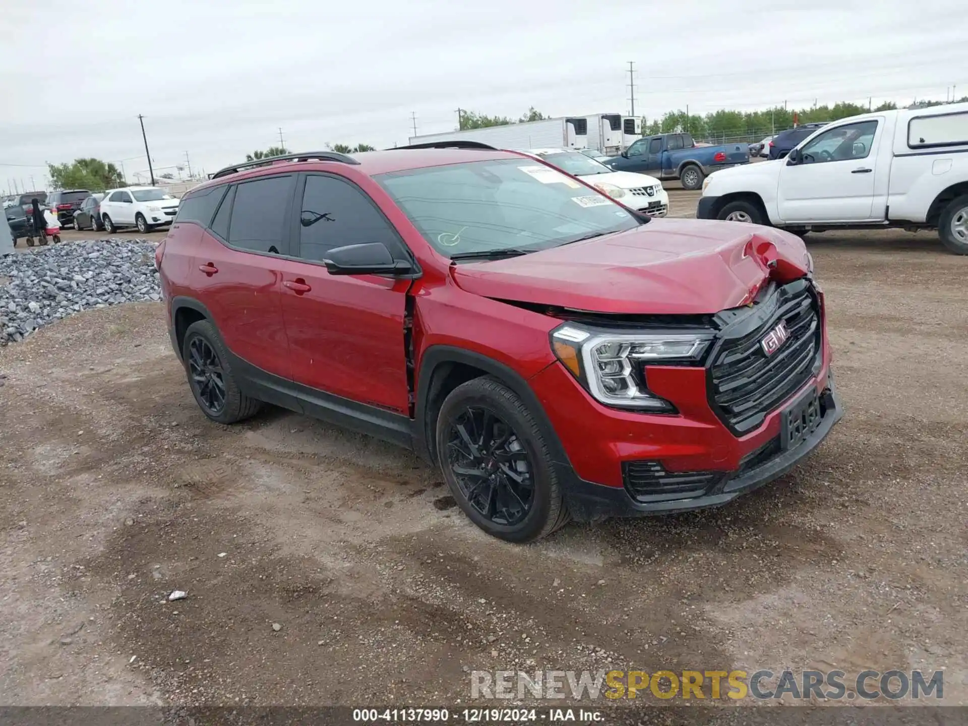 1 Photograph of a damaged car 3GKALMEG7RL354997 GMC TERRAIN 2024