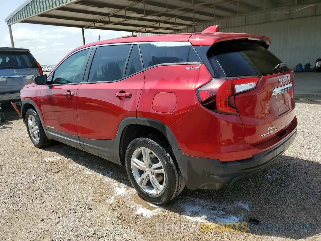 2 Photograph of a damaged car 3GKALMEG8RL156820 GMC TERRAIN 2024