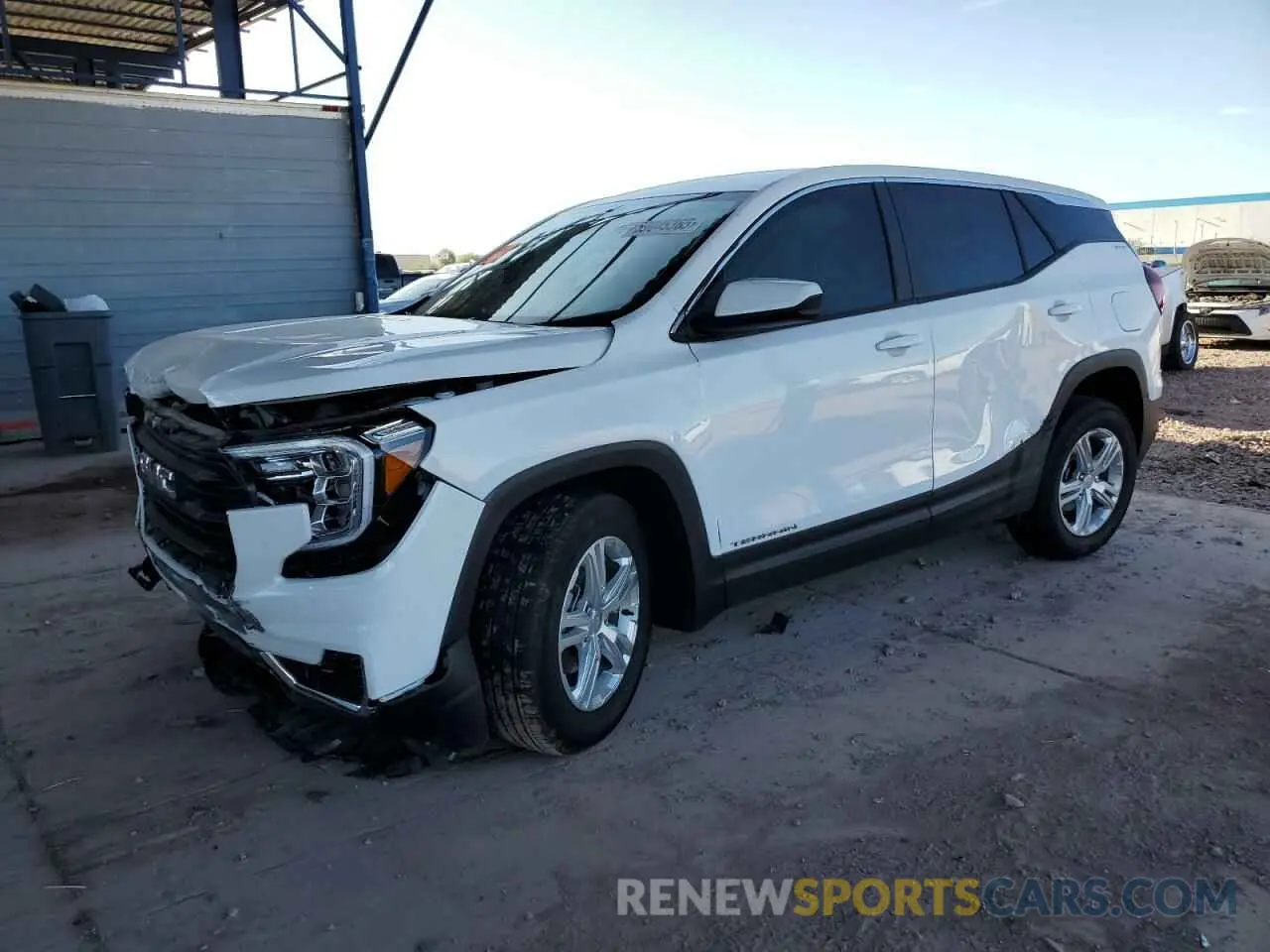 1 Photograph of a damaged car 3GKALMEG8RL382145 GMC TERRAIN 2024