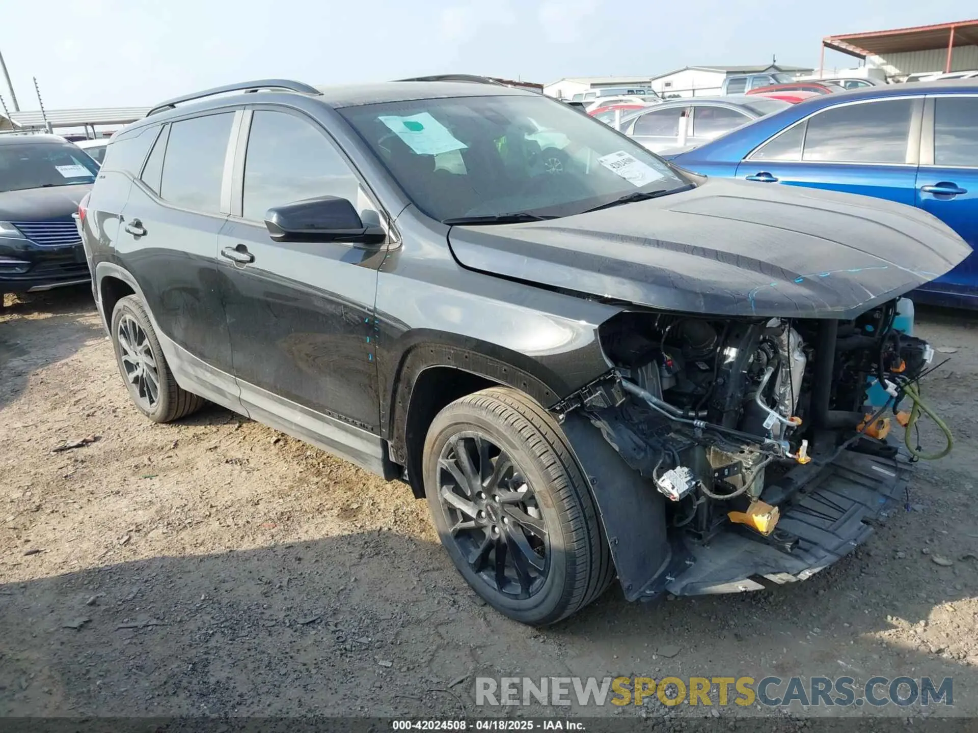 1 Photograph of a damaged car 3GKALMEG9RL314856 GMC TERRAIN 2024