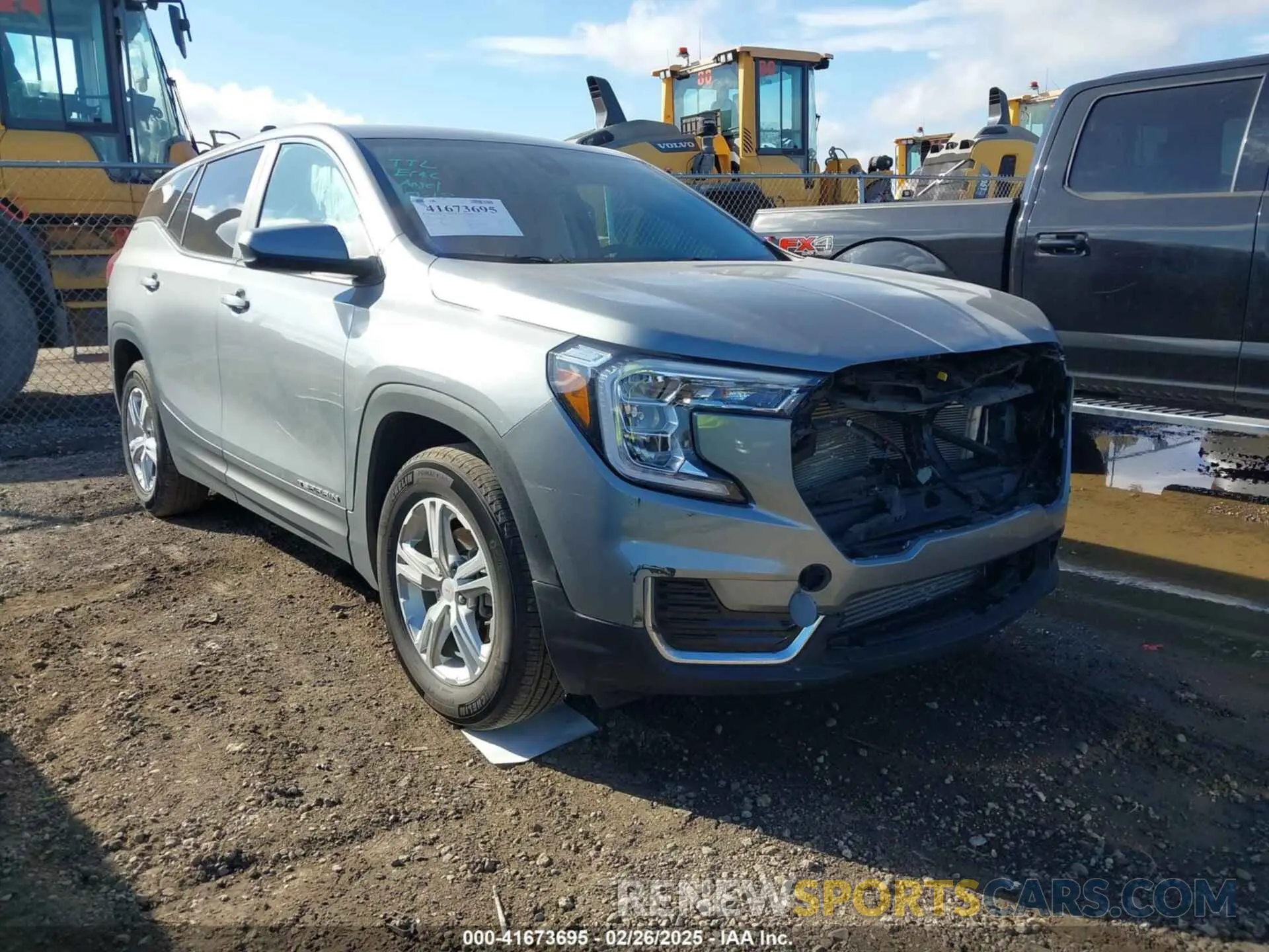 1 Photograph of a damaged car 3GKALMEG9RL372983 GMC TERRAIN 2024