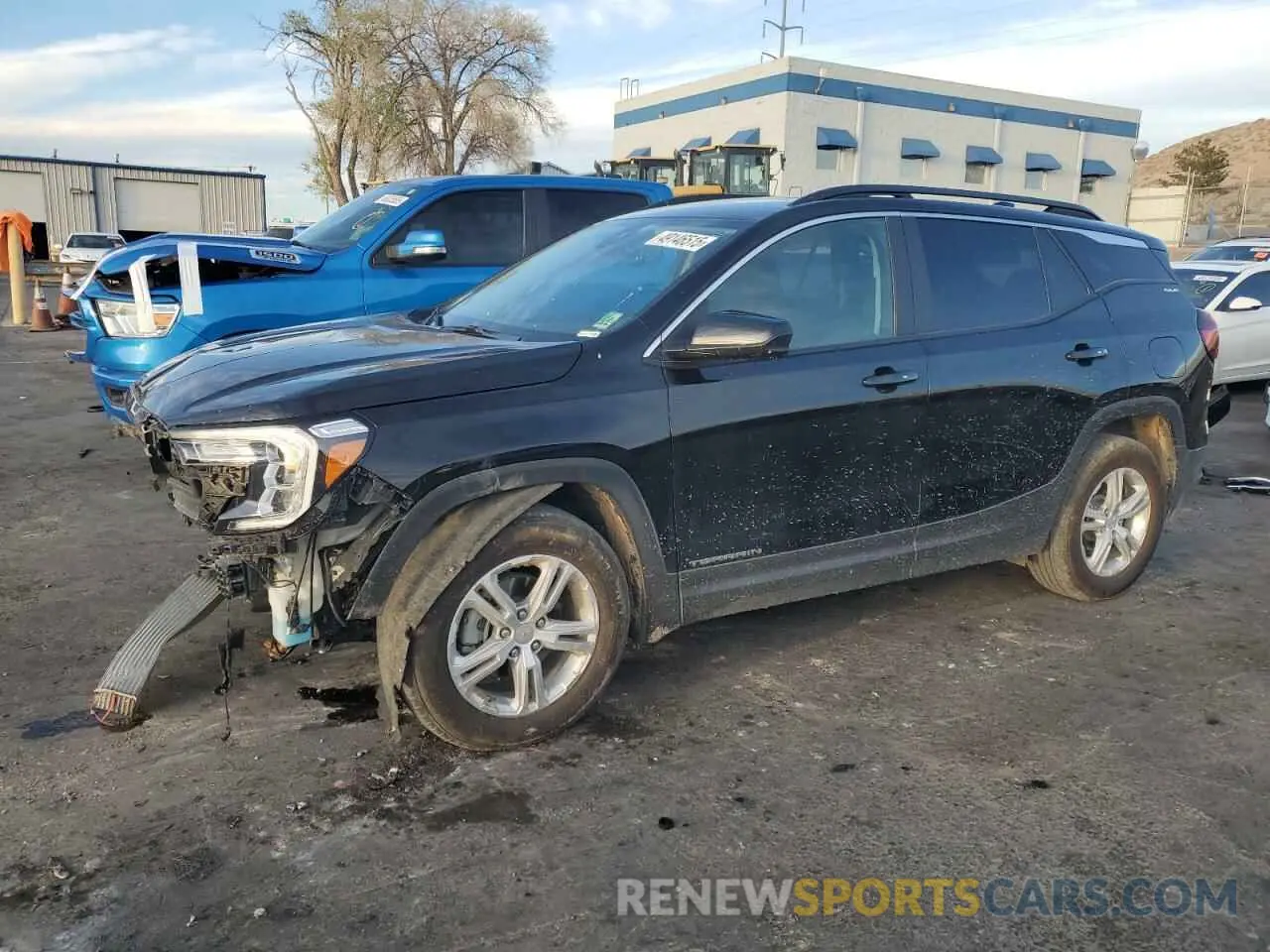 1 Photograph of a damaged car 3GKALMEGXRL301193 GMC TERRAIN 2024