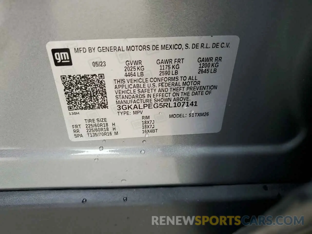 13 Photograph of a damaged car 3GKALPEG5RL107141 GMC TERRAIN 2024