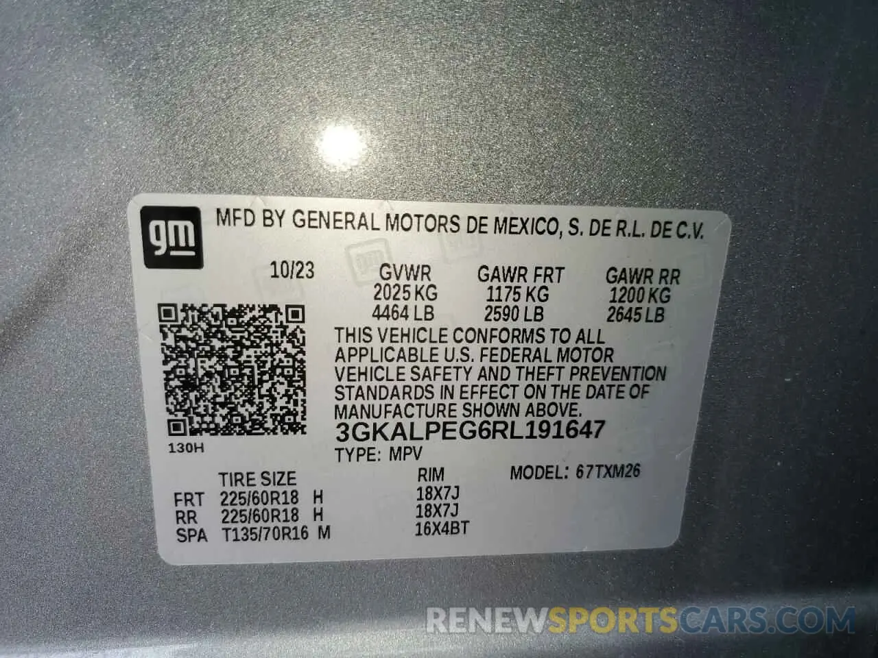 13 Photograph of a damaged car 3GKALPEG6RL191647 GMC TERRAIN 2024