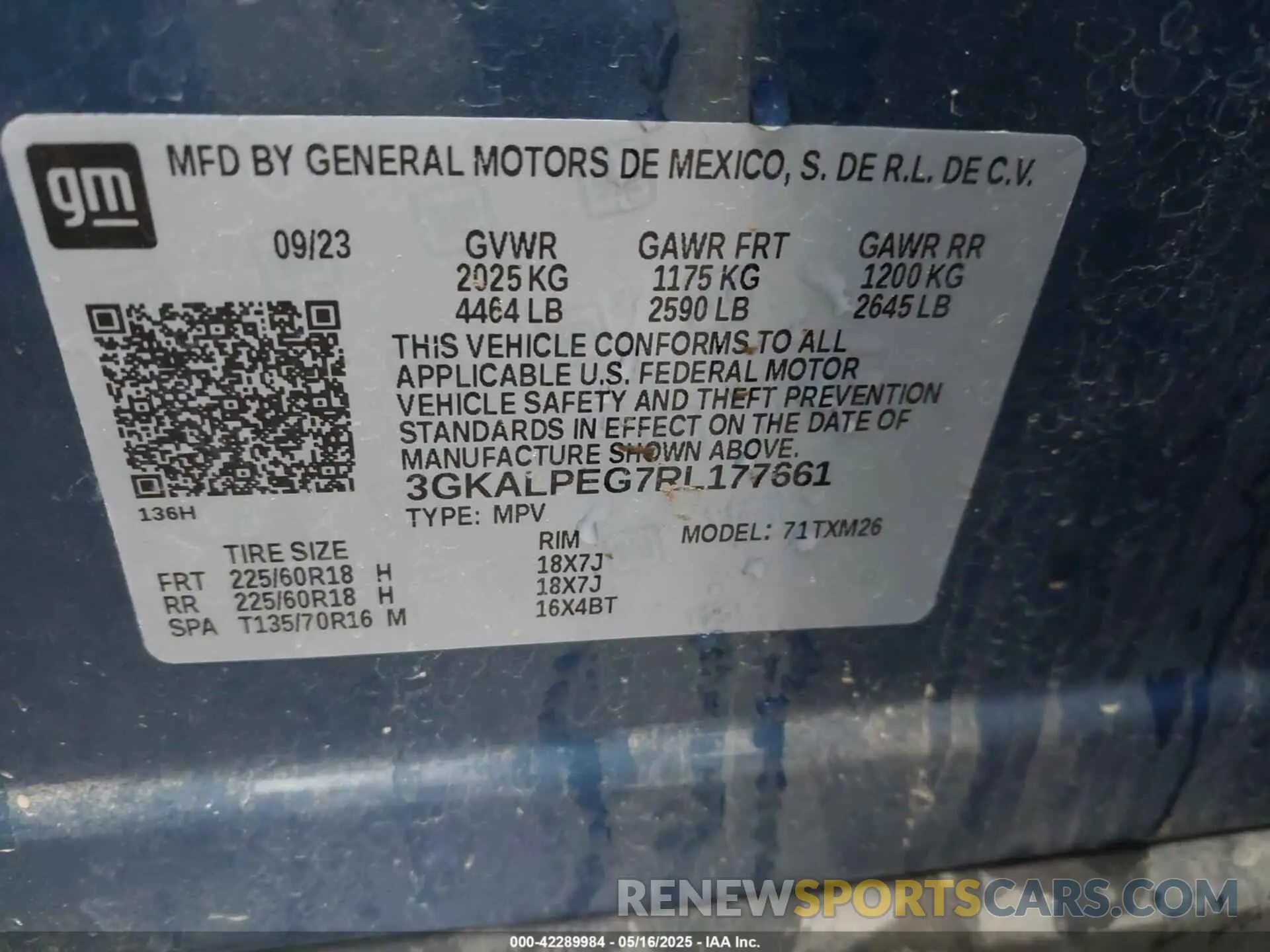 9 Photograph of a damaged car 3GKALPEG7RL177661 GMC TERRAIN 2024